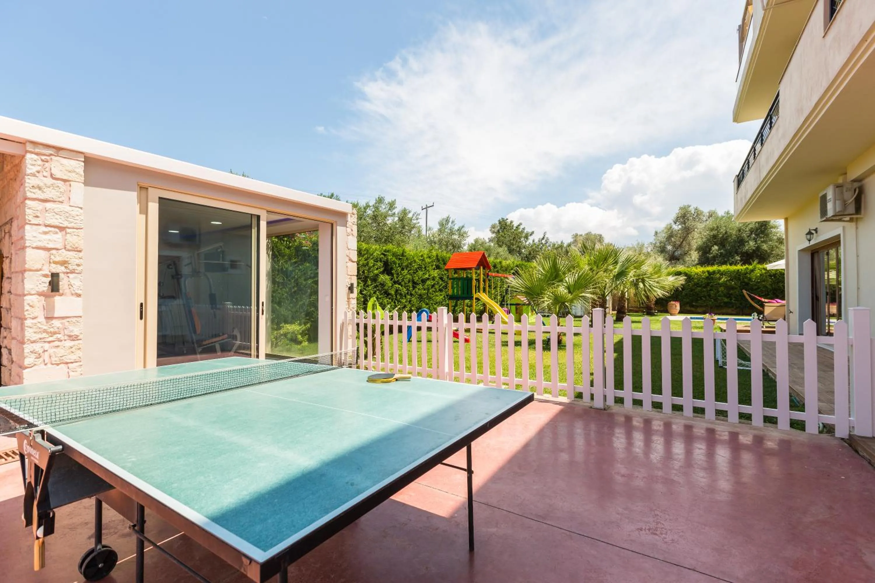 Day in Eva & Dimitrios Villas, Captivating Oasis with Pools & BBQ, By ThinkVilla