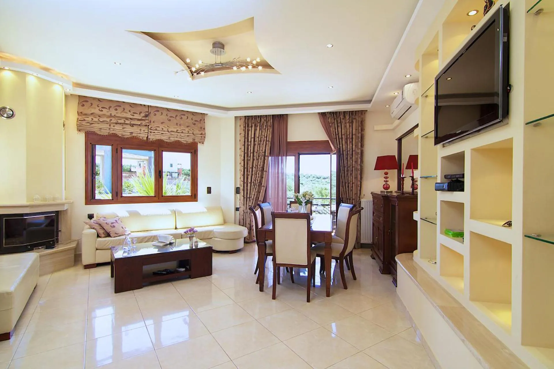 Property building in Eva & Dimitrios Villas, Captivating Oasis with Pools & BBQ, By ThinkVilla