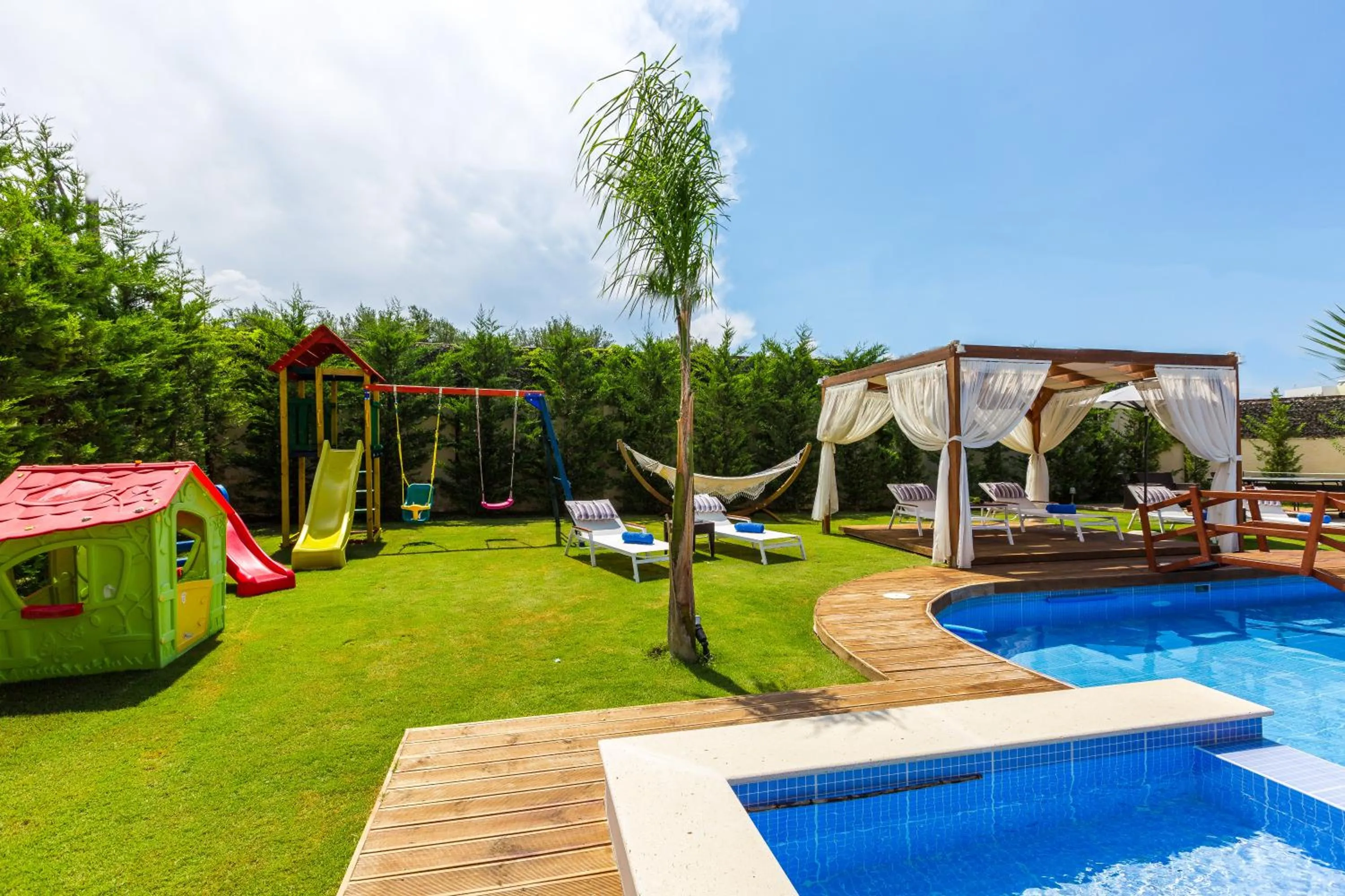 Day in Eva & Dimitrios Villas, Captivating Oasis with Pools & BBQ, By ThinkVilla