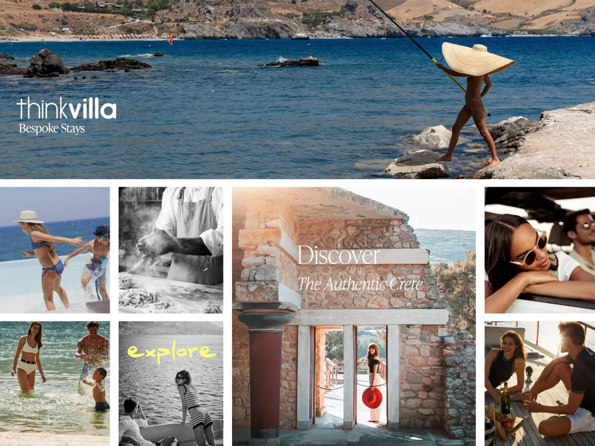 Logo/Certificate/Sign in Eva & Dimitrios Villas, Captivating Oasis with Pools & BBQ, By ThinkVilla