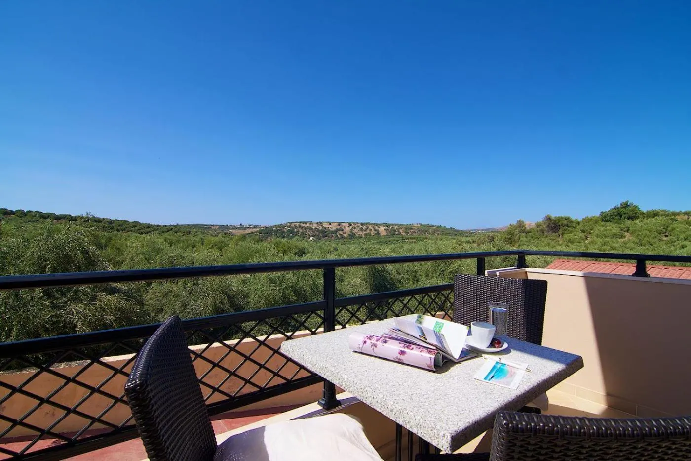 View (from property/room) in Eva & Dimitrios Villas, Captivating Oasis with Pools & BBQ, By ThinkVilla