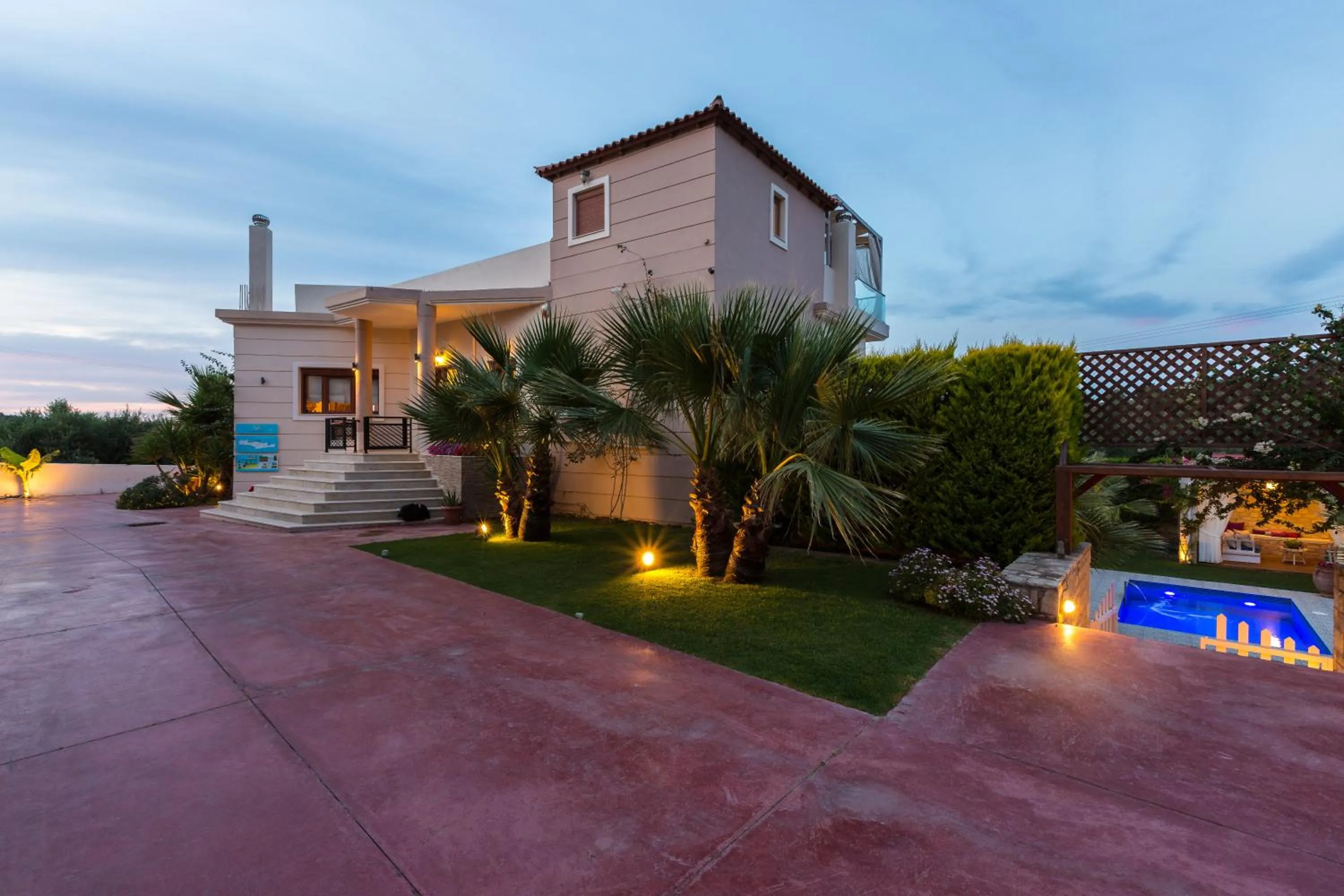 Property building in Eva & Dimitrios Villas, Captivating Oasis with Pools & BBQ, By ThinkVilla