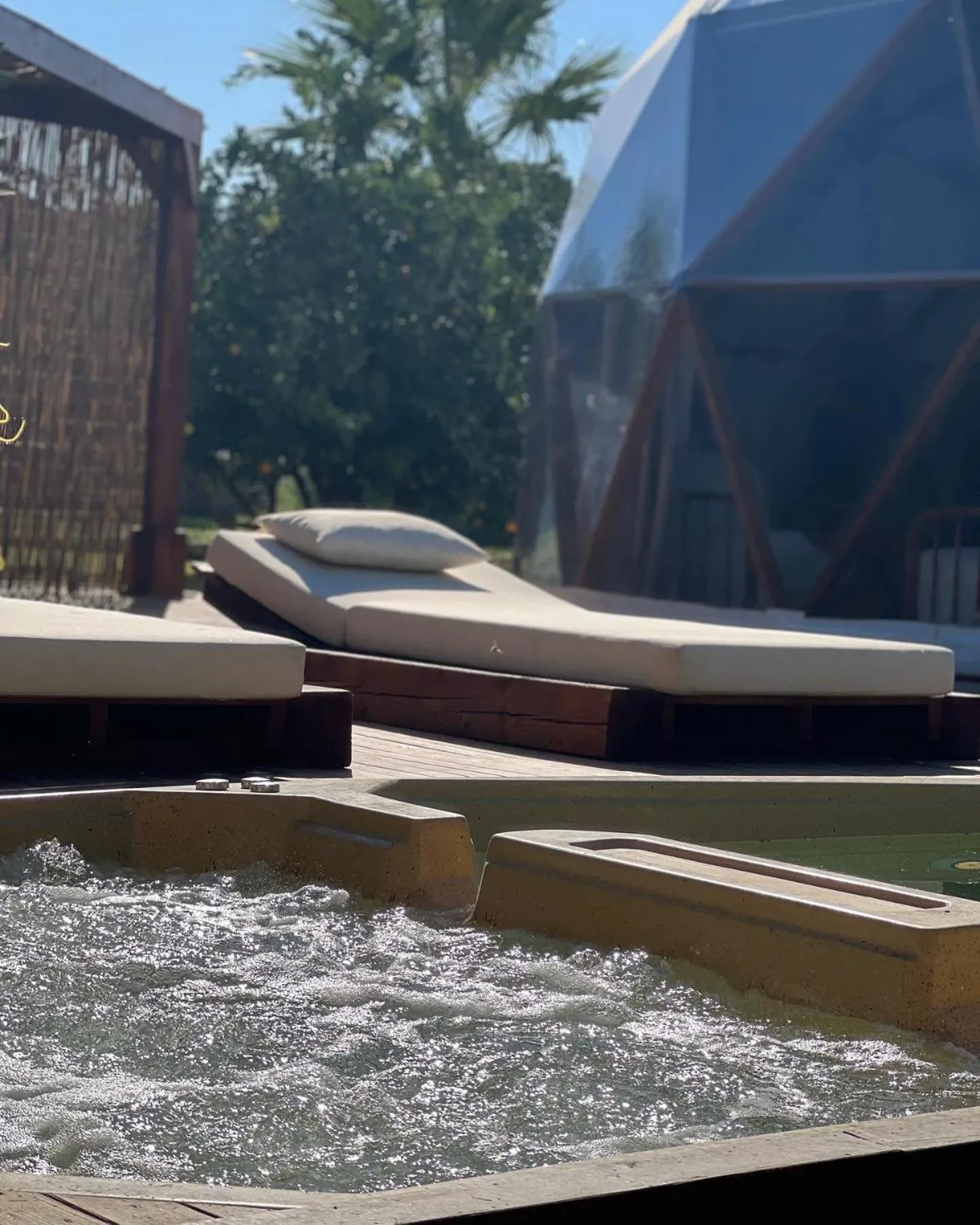 Patio in Mandalin Glamping