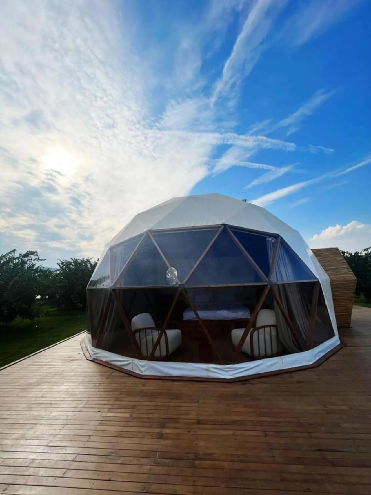 Patio in Mandalin Glamping