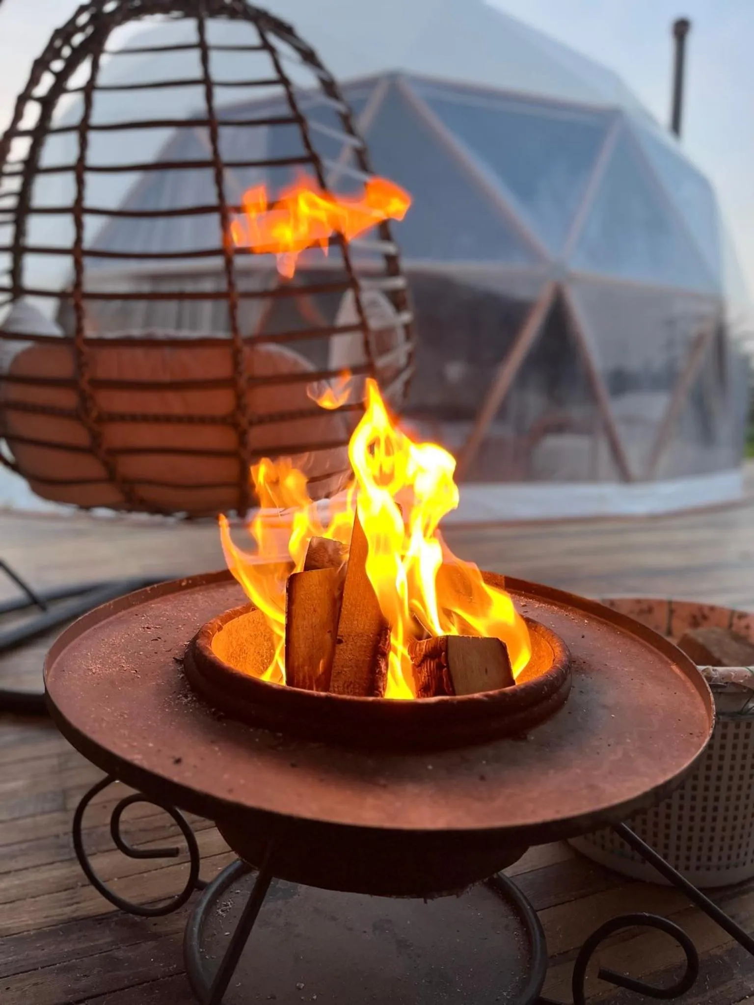 Patio in Mandalin Glamping