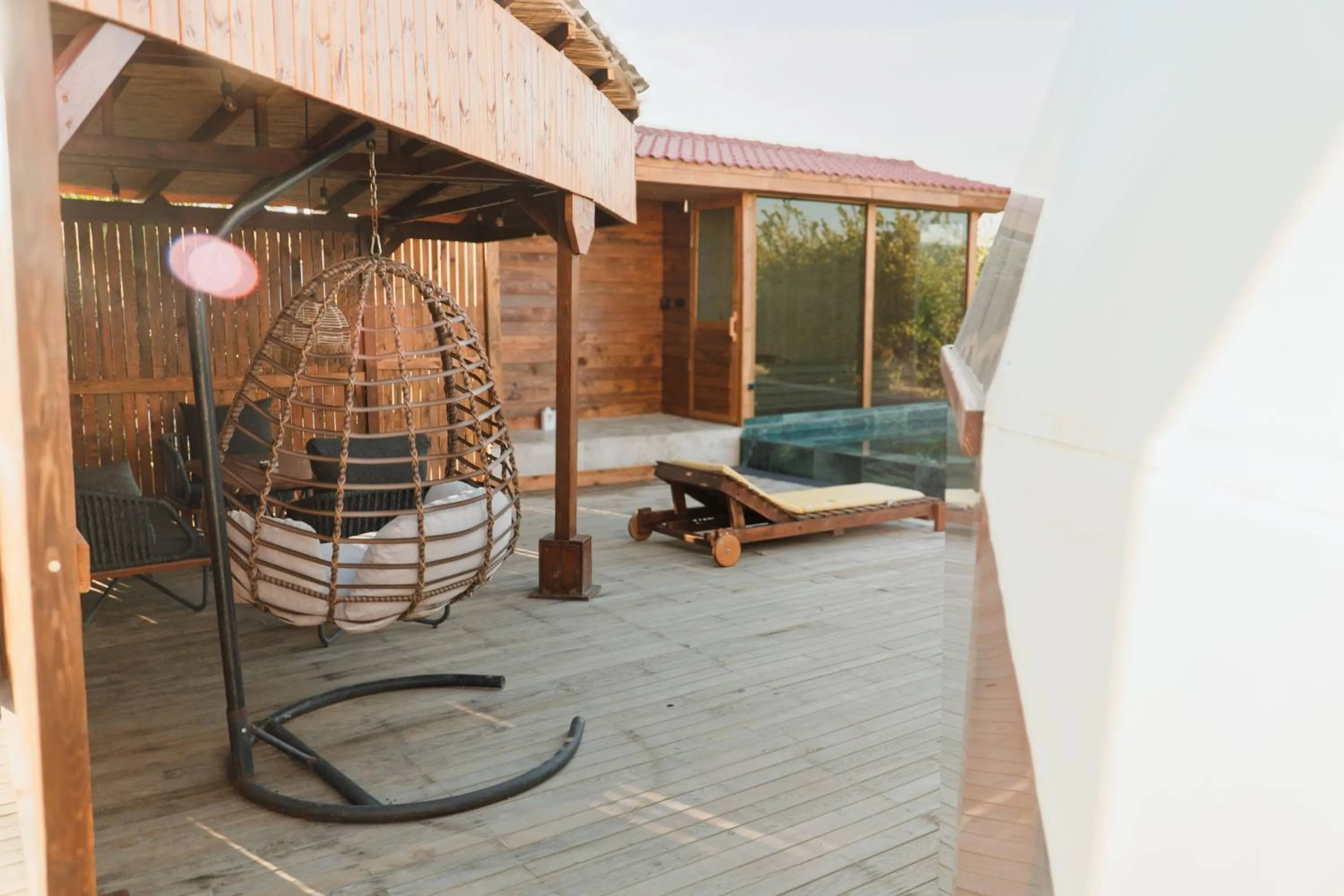 Patio in Mandalin Glamping