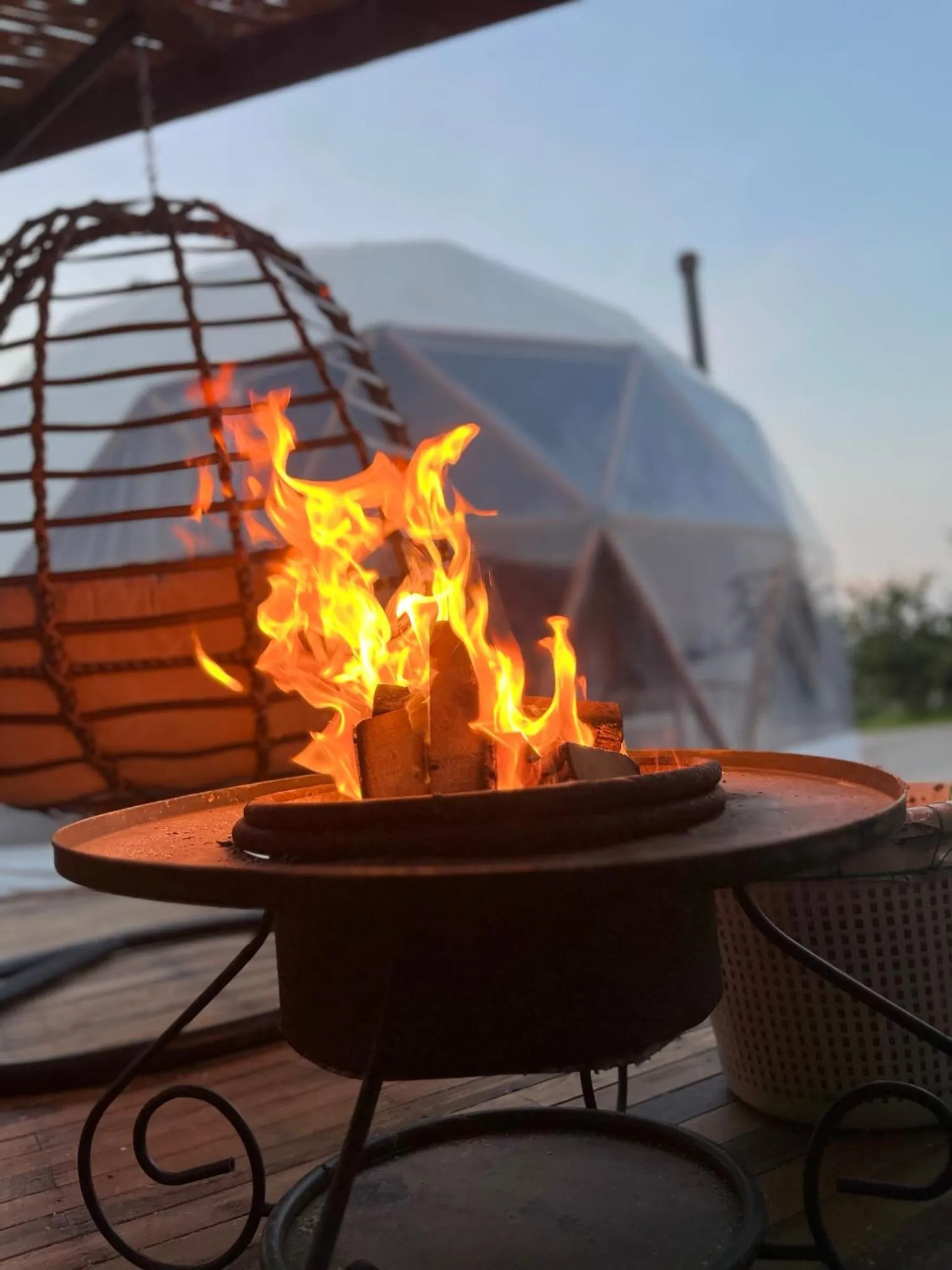 Patio in Mandalin Glamping
