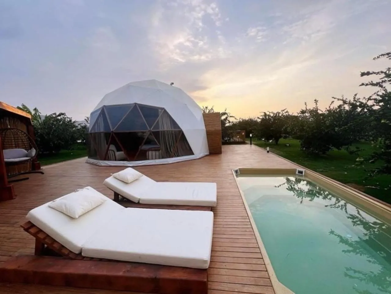Hot Tub in Mandalin Glamping