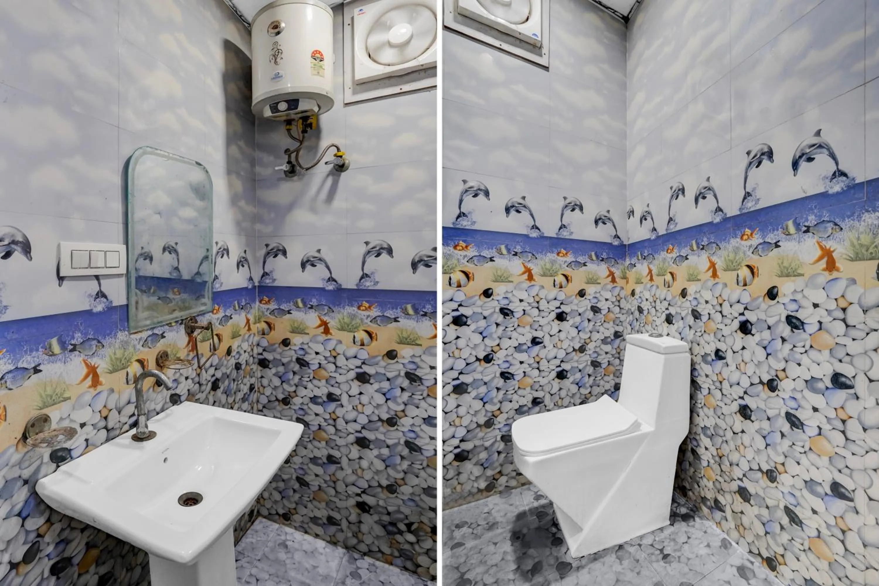 Bathroom in Super Collection O JK Temple Kanpur Formerly Yatika Inn