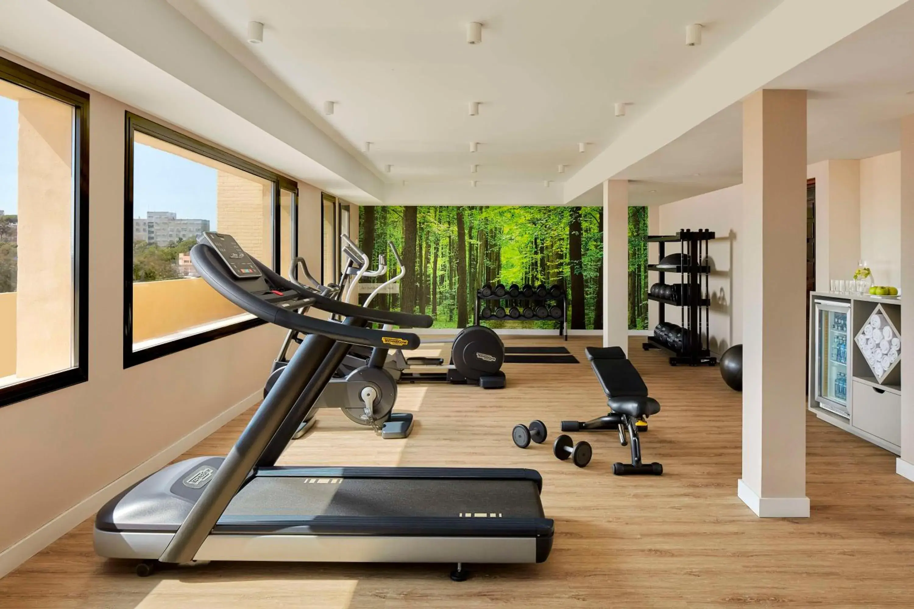 Fitness centre/facilities in NH Luz Huelva Fitness centre/facilities in NH Luz Huelva