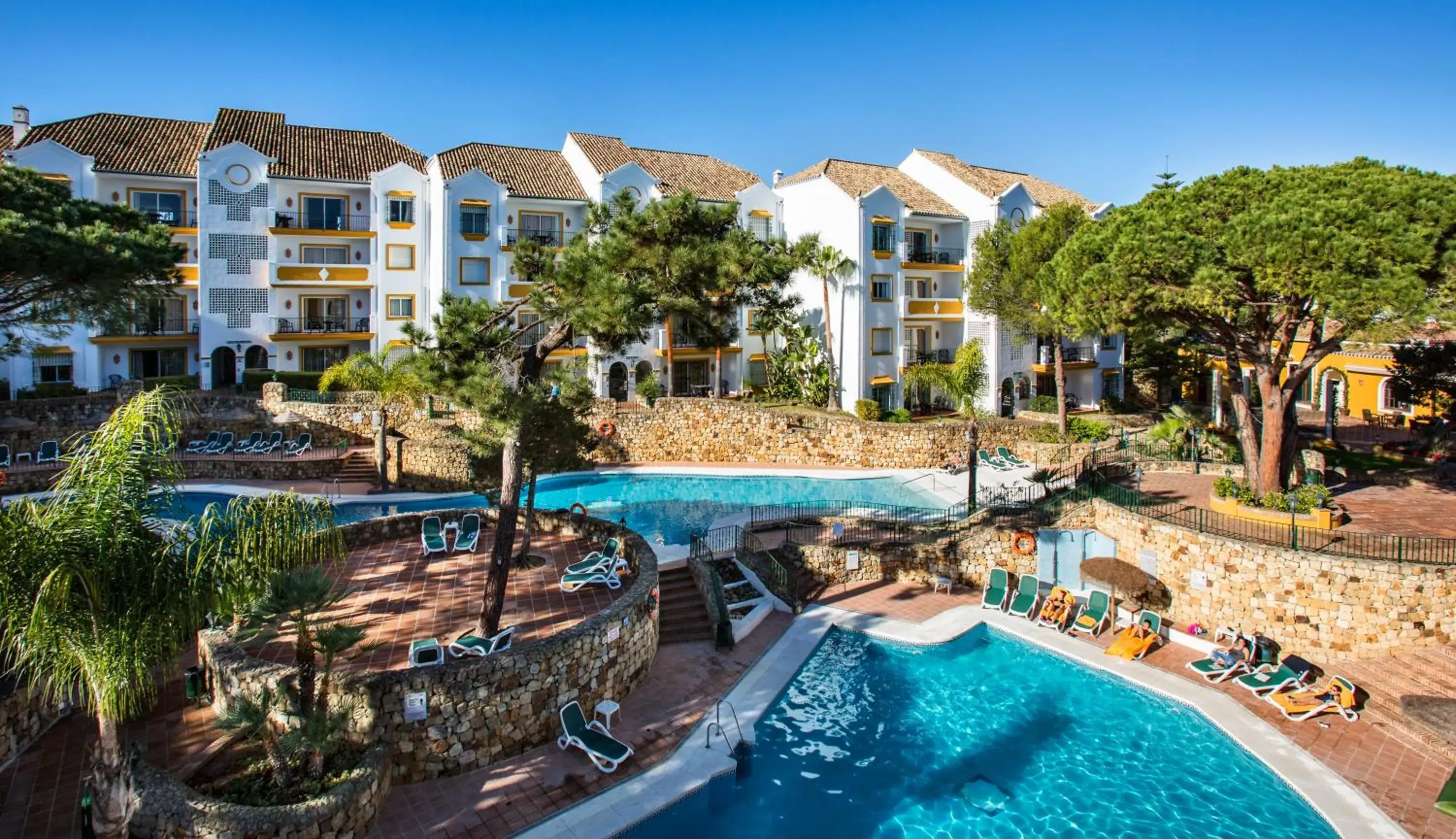 Pool view in Ona Alanda Club Marbella Pool view in Ona Alanda Club Marbella