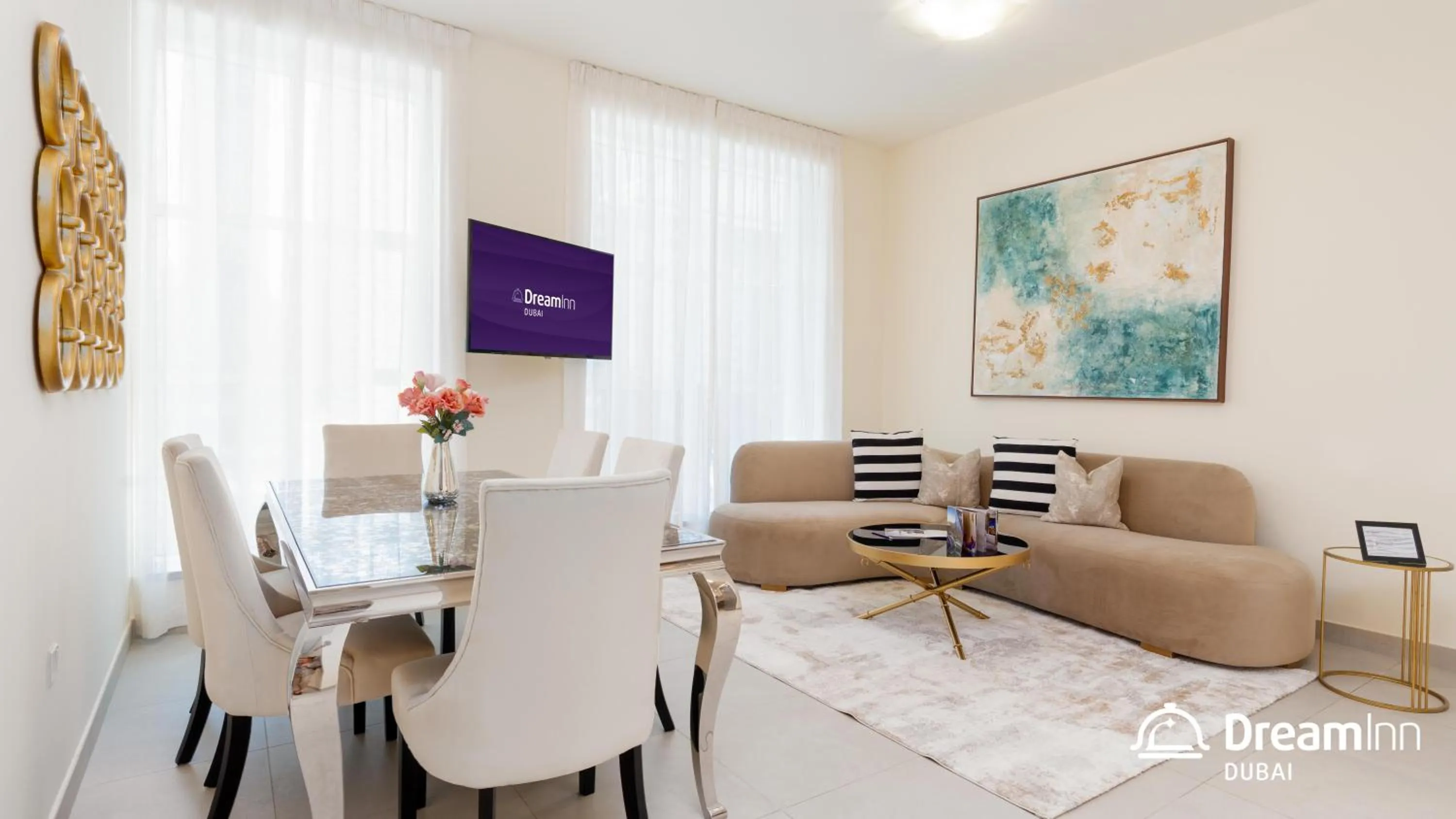 Living room in Dream Inn Apartments - Marina Arcade Tower