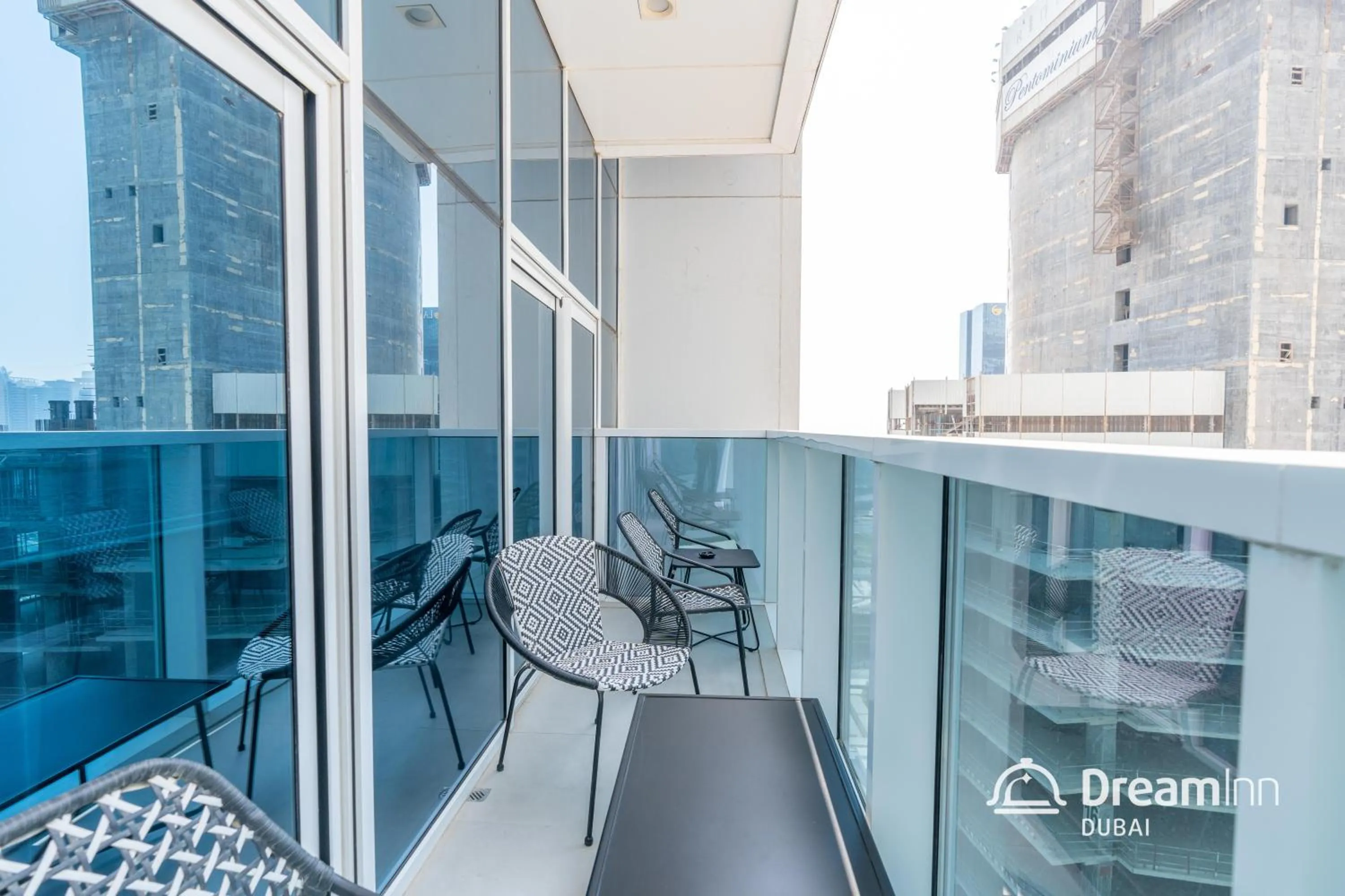 Balcony/Terrace in Dream Inn Apartments - Marina Arcade Tower