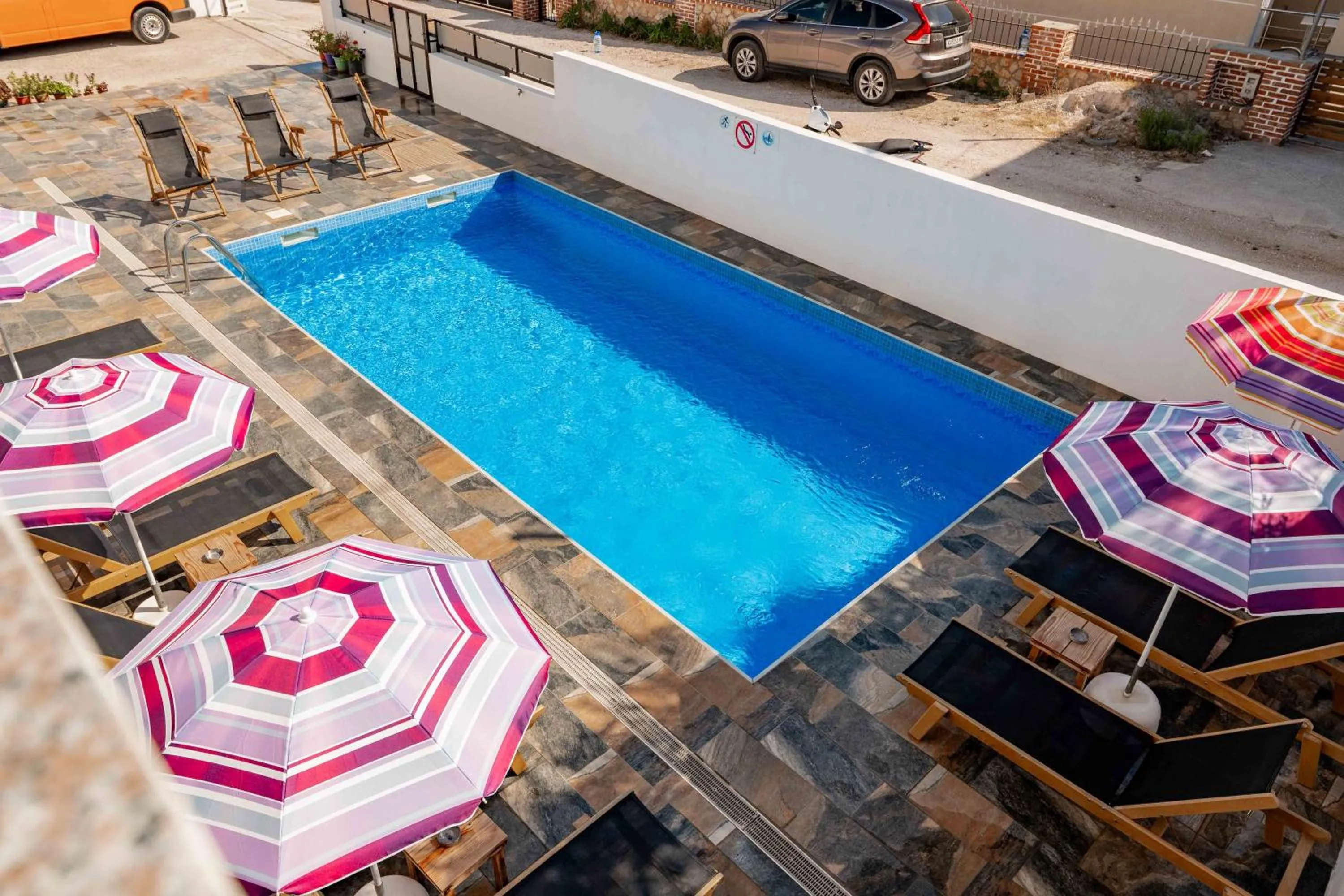 Pool view in Hotel SEADEL