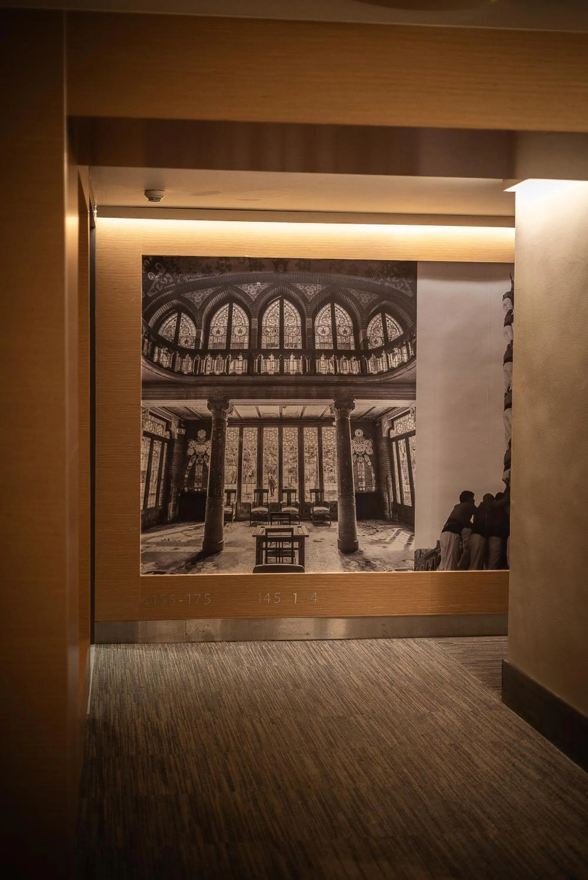 Decorative detail in Hotel Augustus