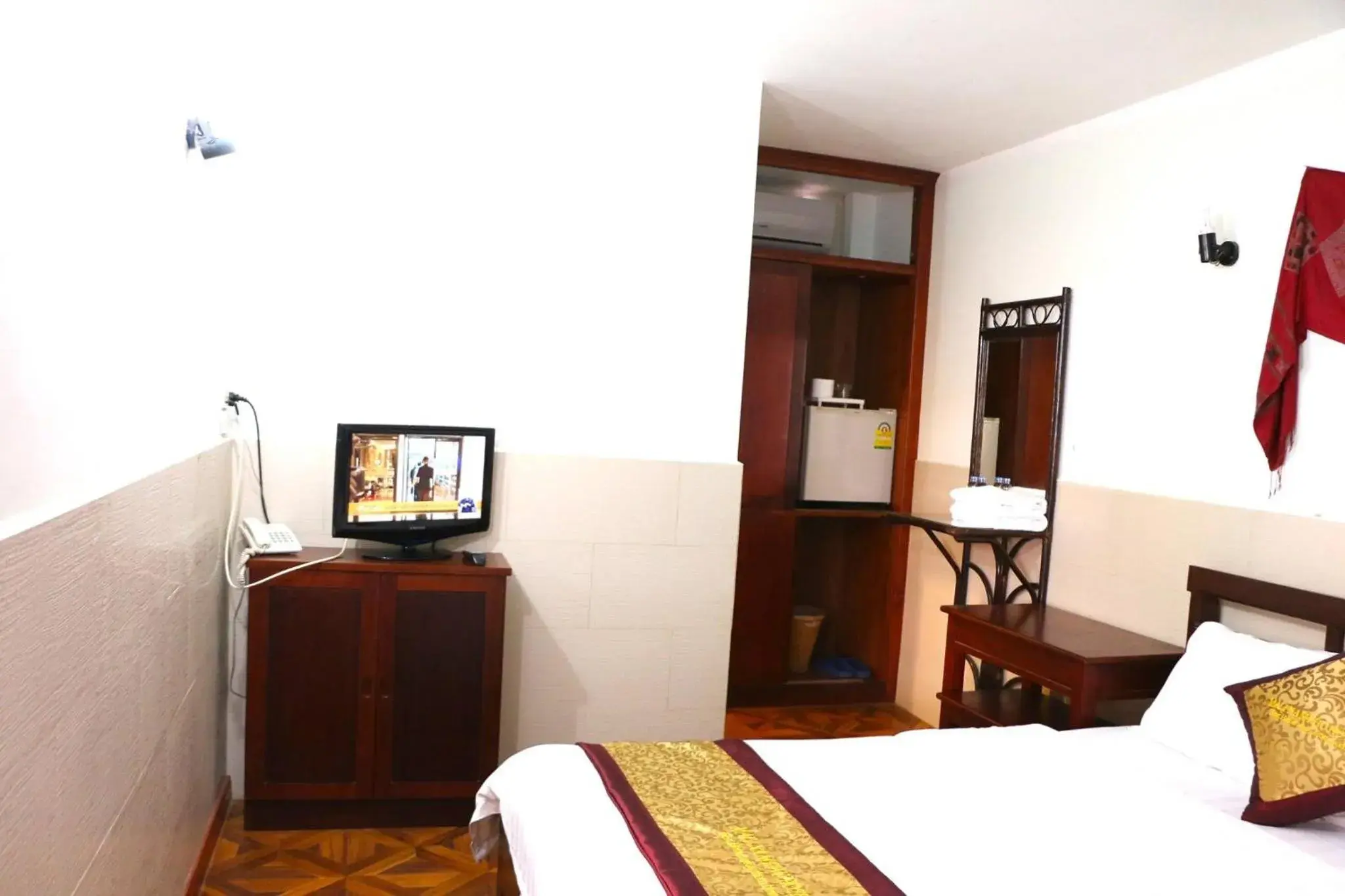 Bed in Mali Namphu Hotel Bed in Mali Namphu Hotel