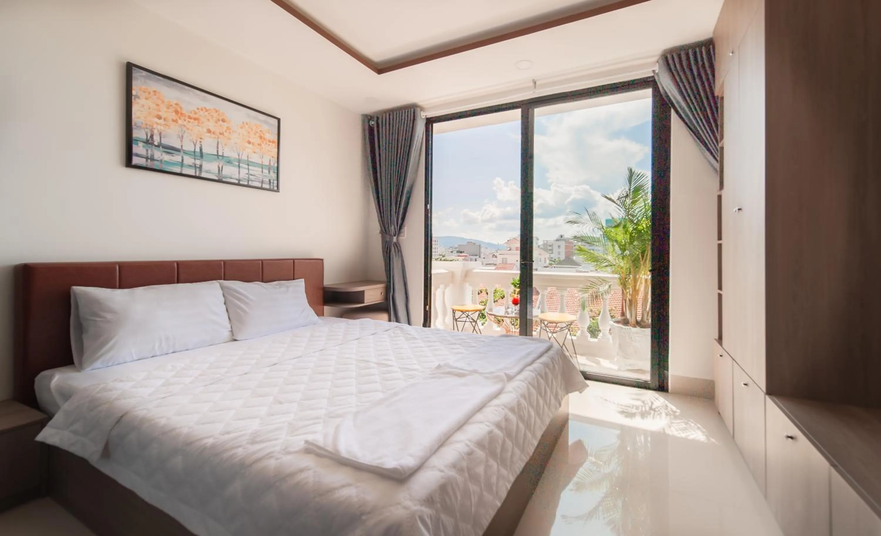 Bed in Uy Dương Hotel & Apartment - Nha Trang