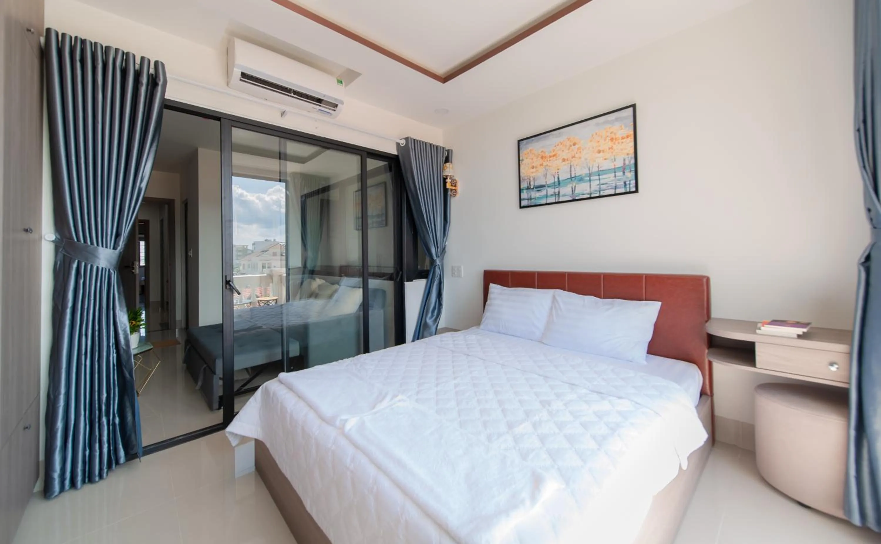 Bed in Uy Dương Hotel & Apartment - Nha Trang