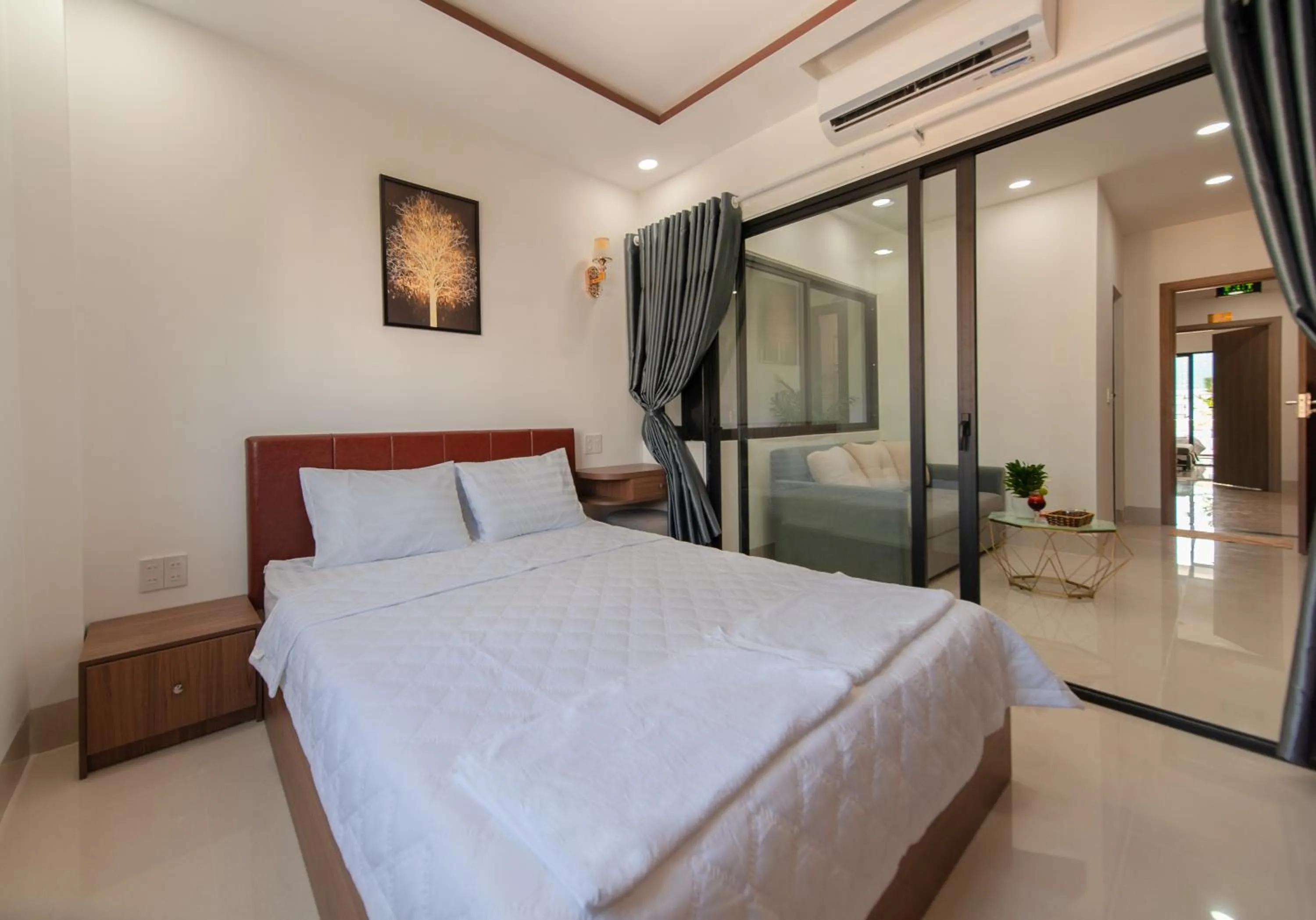 Bed in Uy Dương Hotel & Apartment - Nha Trang