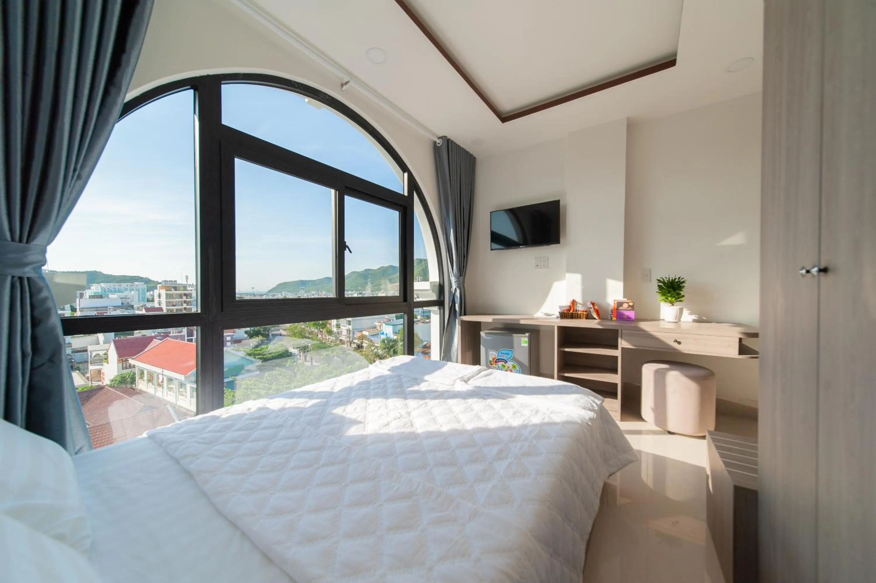 Bed in Uy Dương Hotel & Apartment - Nha Trang