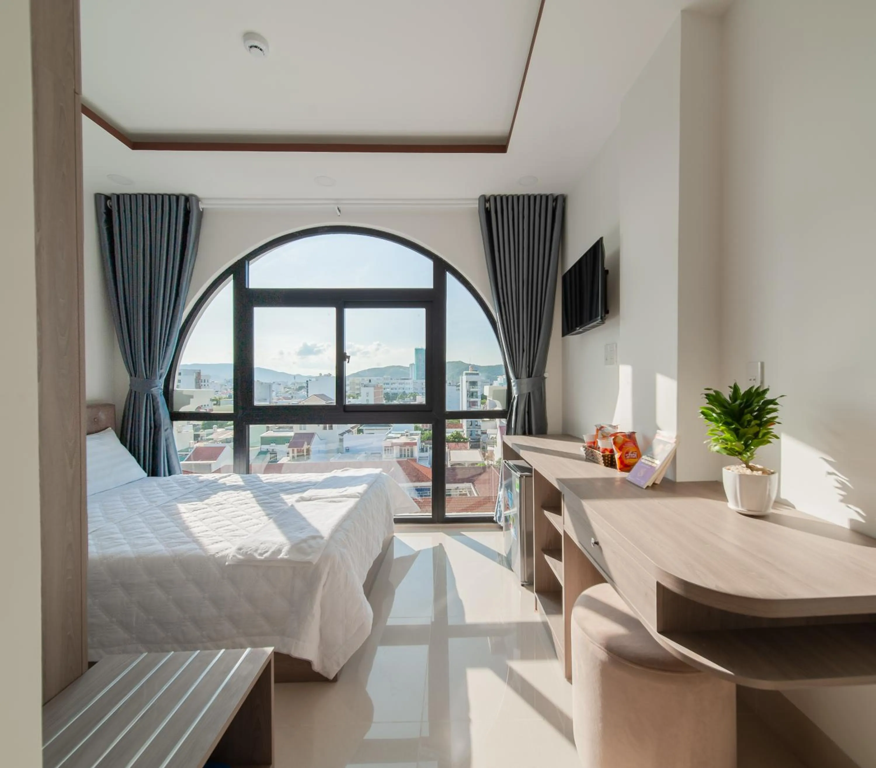 Communal lounge/ TV room, Bed in Uy Dương Hotel & Apartment - Nha Trang