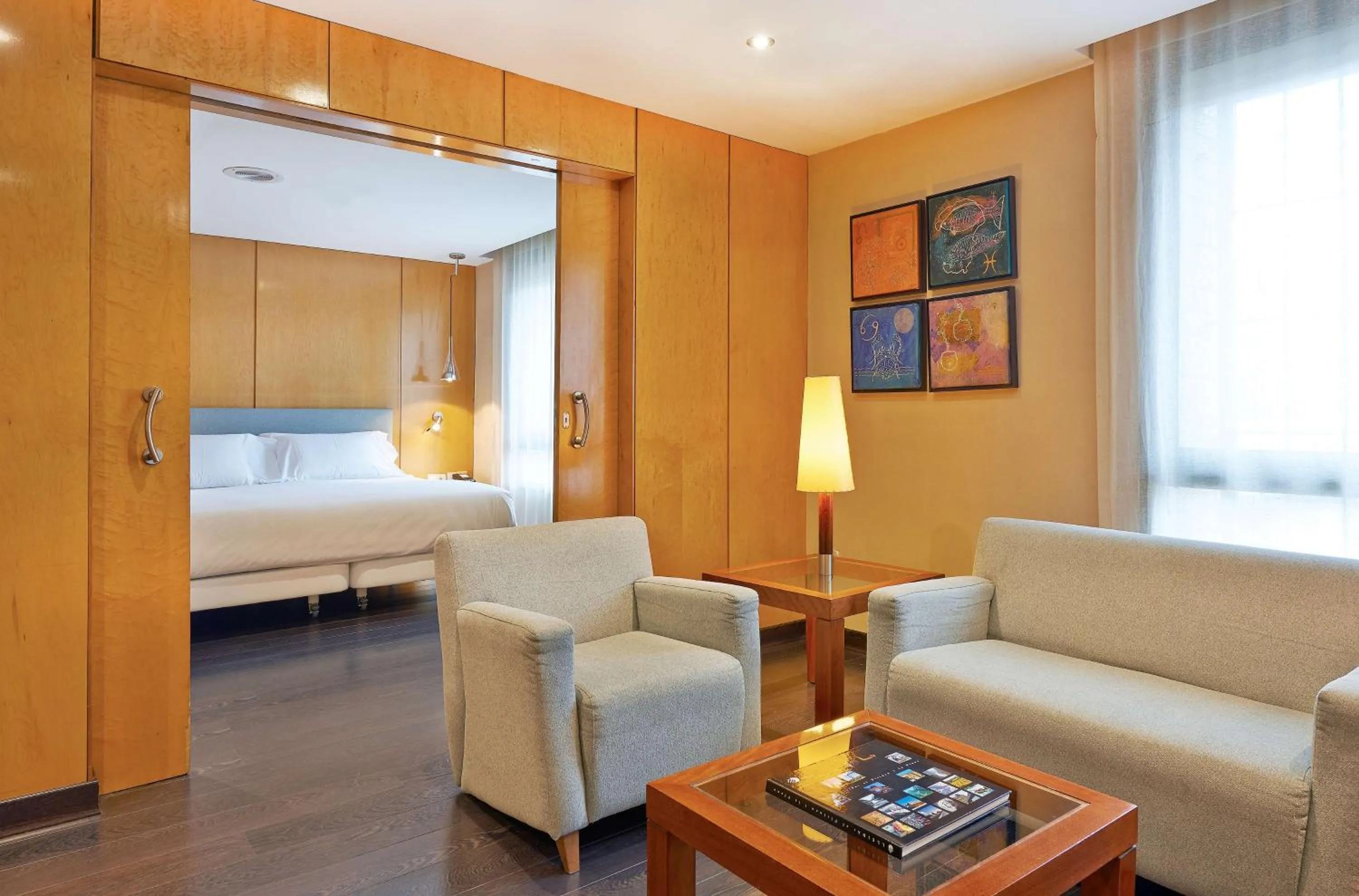 Photo of the whole room, Bed in NH Lleida Pirineos