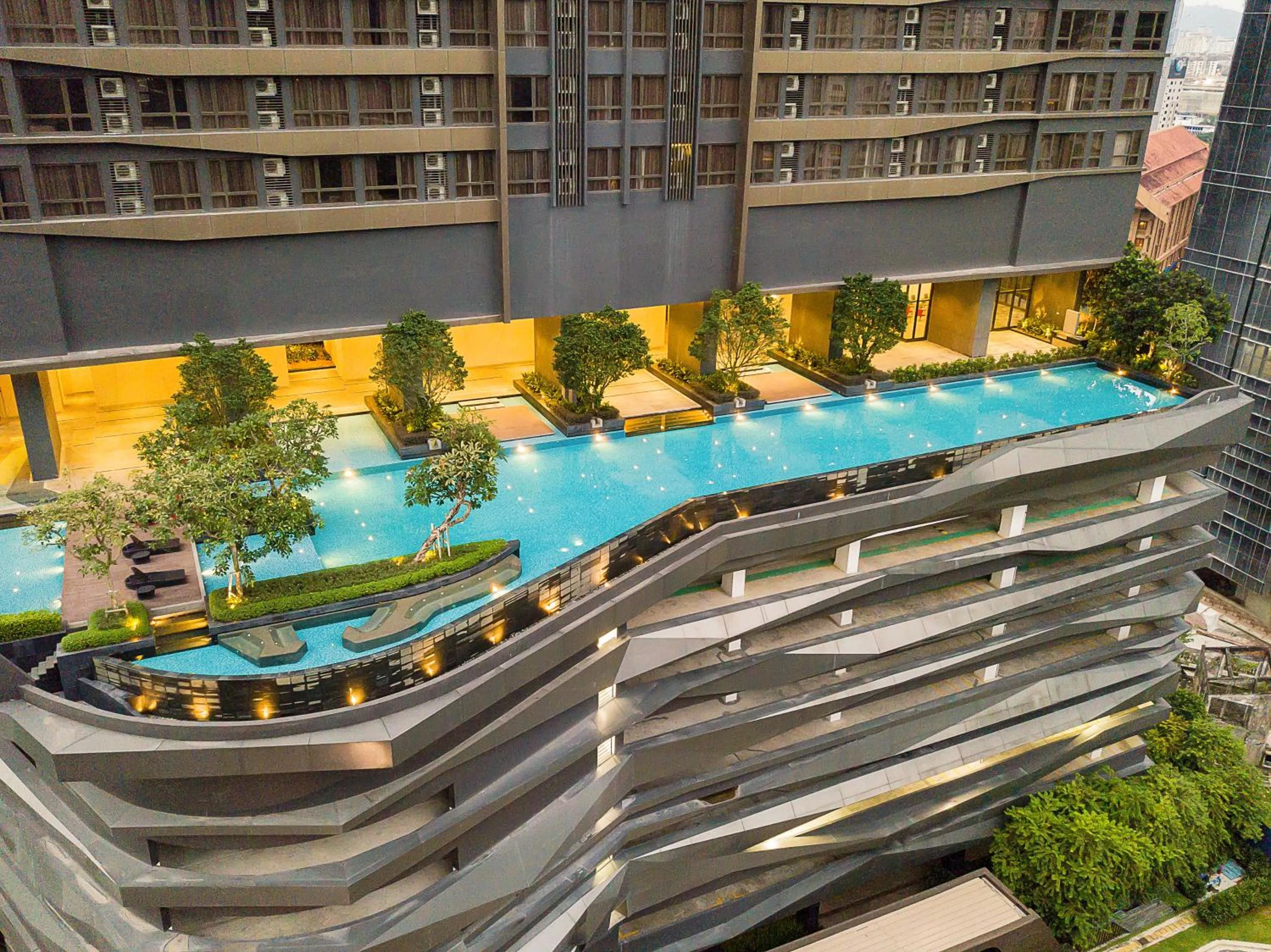 Pool view in 8 Kia Peng Residences by Times 8