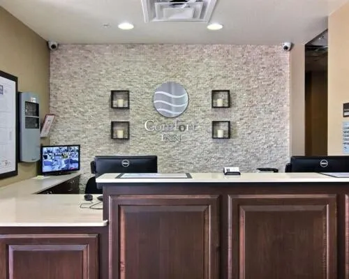 Lobby or reception in Comfort Inn Midland South I-20
