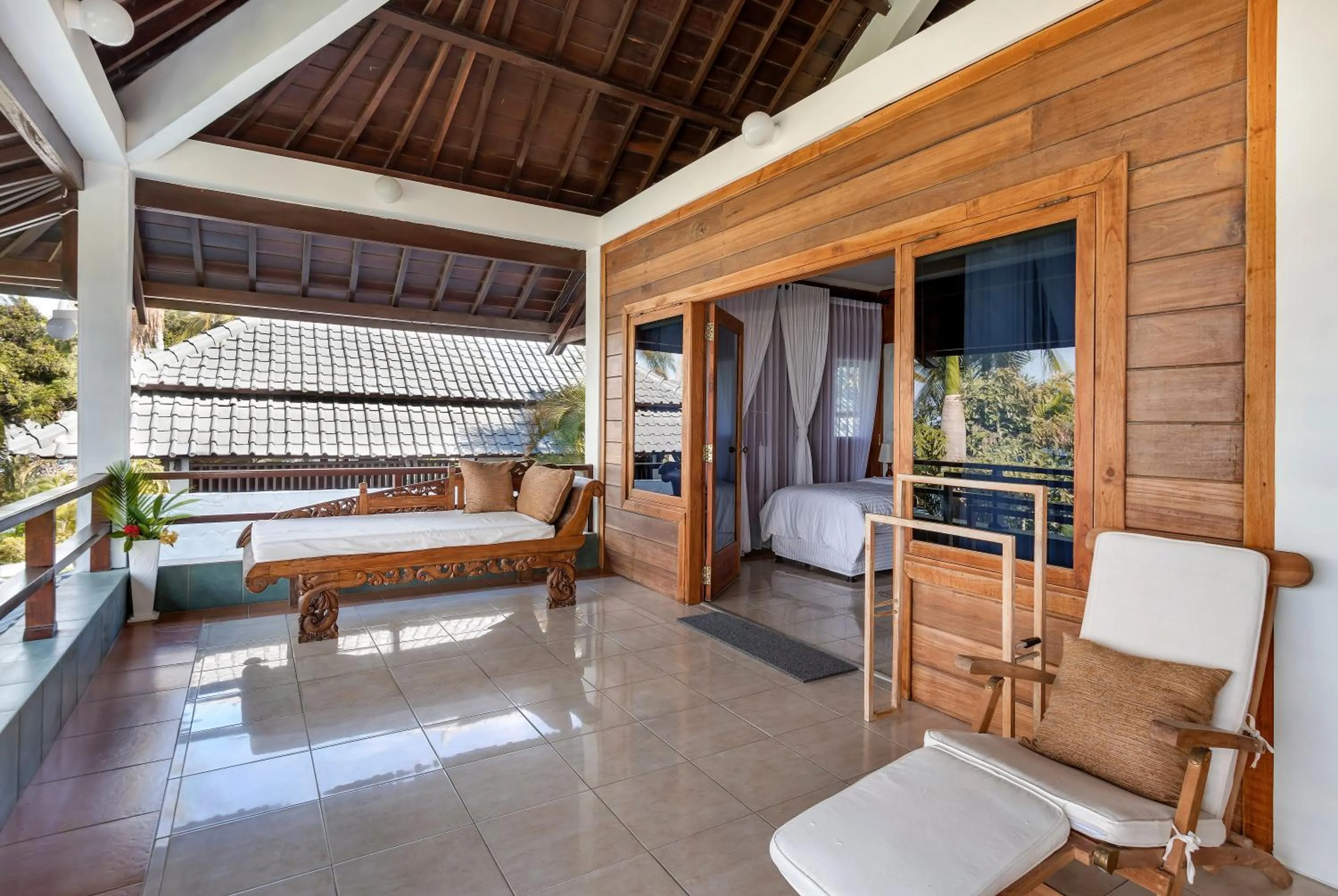 Balcony/Terrace in Kanna Seafront Estate Tulamben