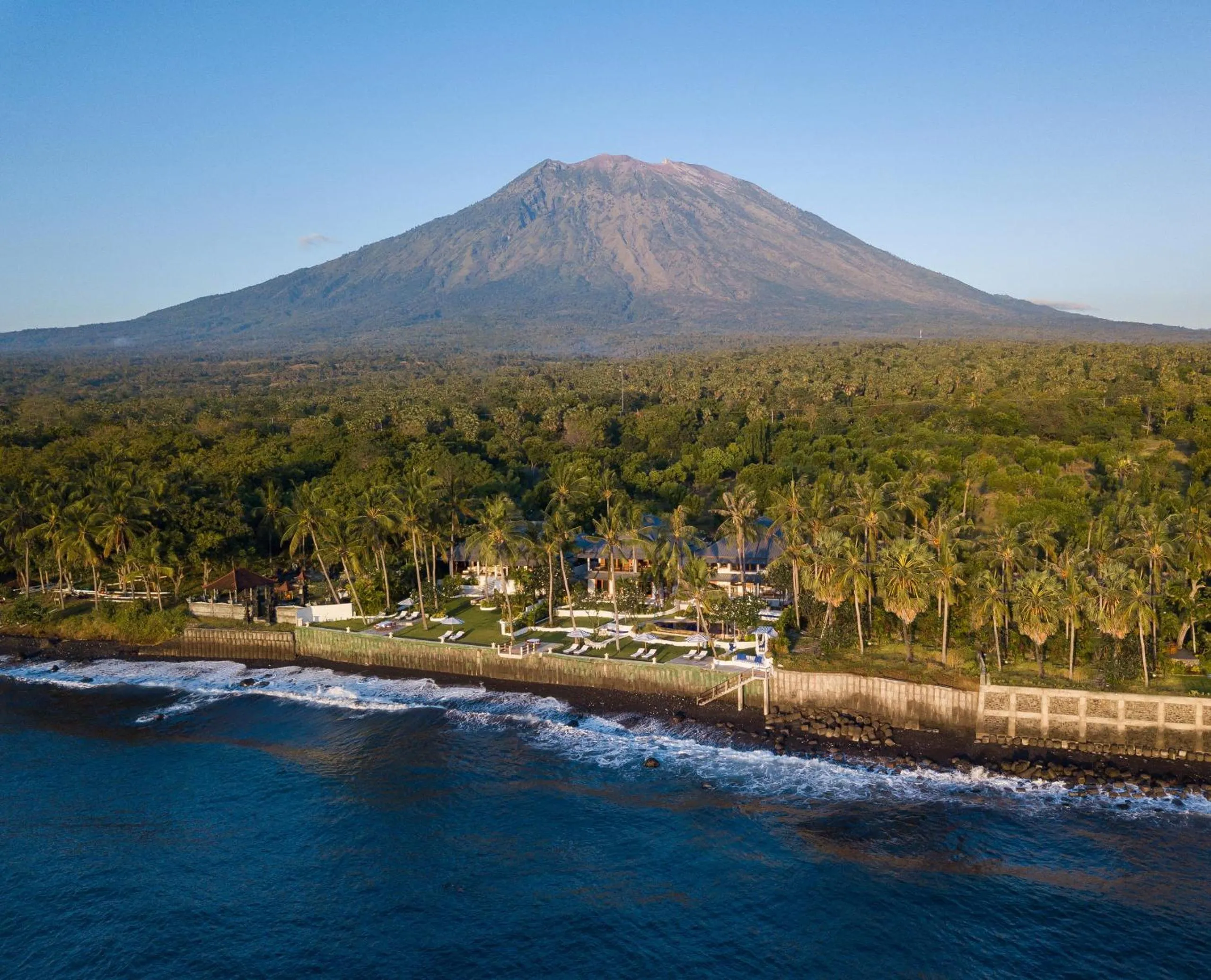 Natural landscape in Kanna Seafront Estate Tulamben