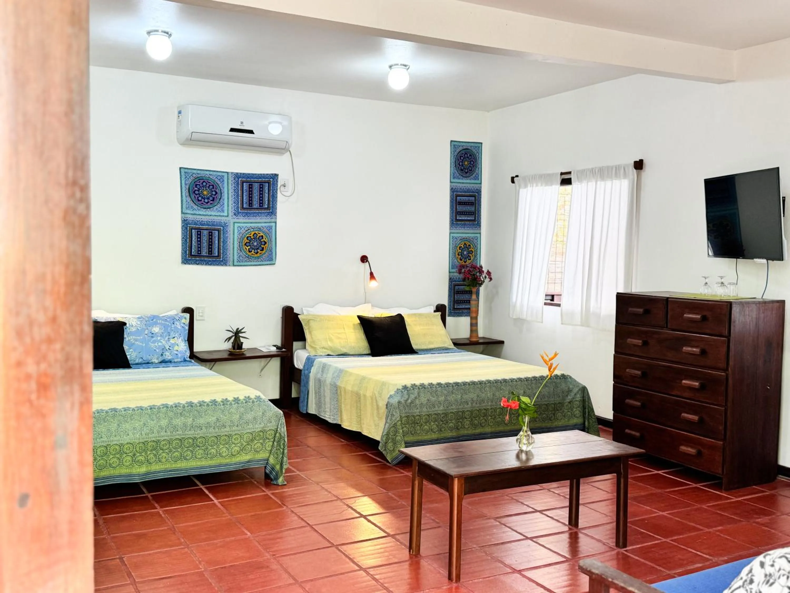 Bed in Pousada Casa da Edinha