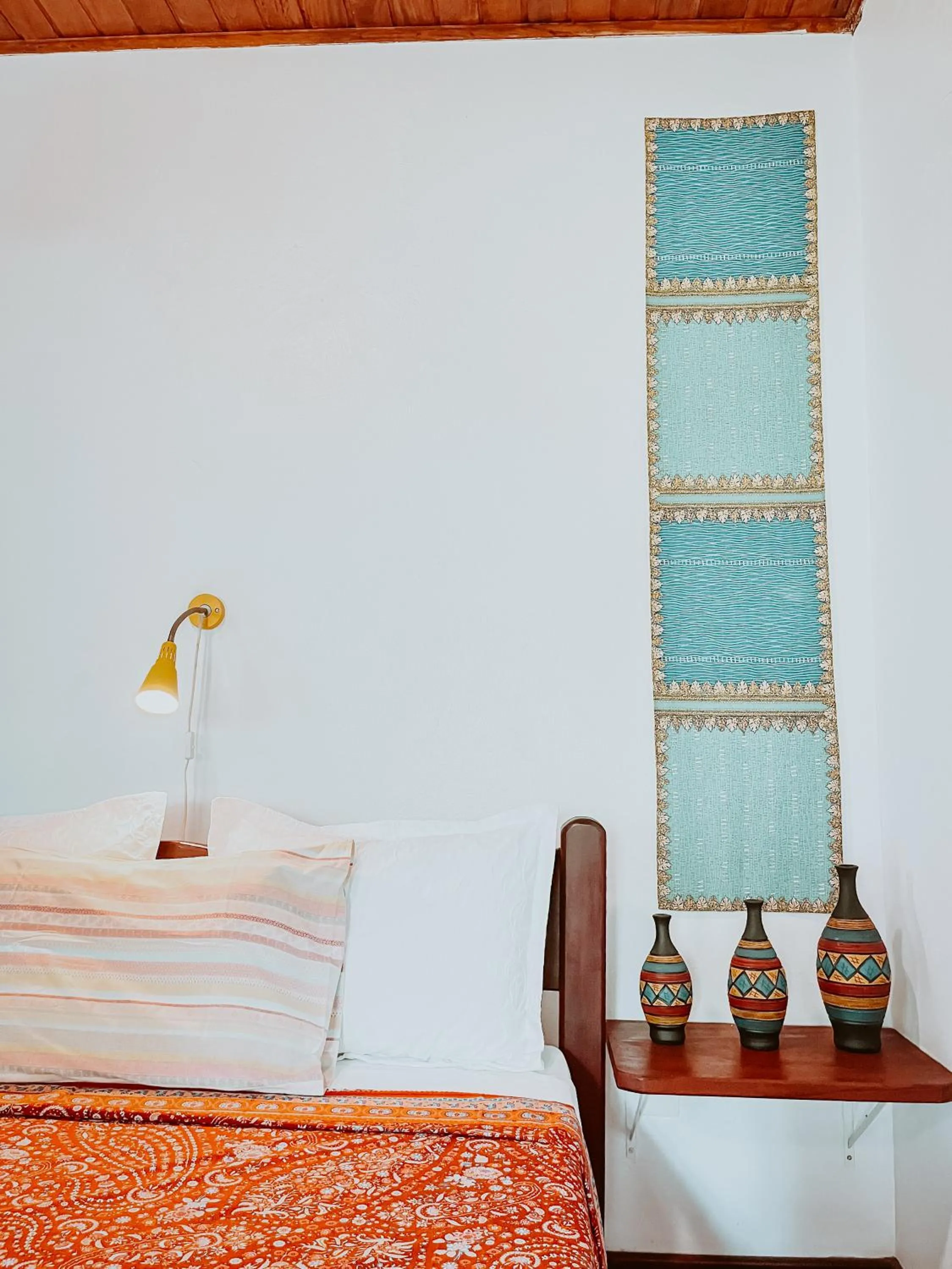 Bed in Pousada Casa da Edinha