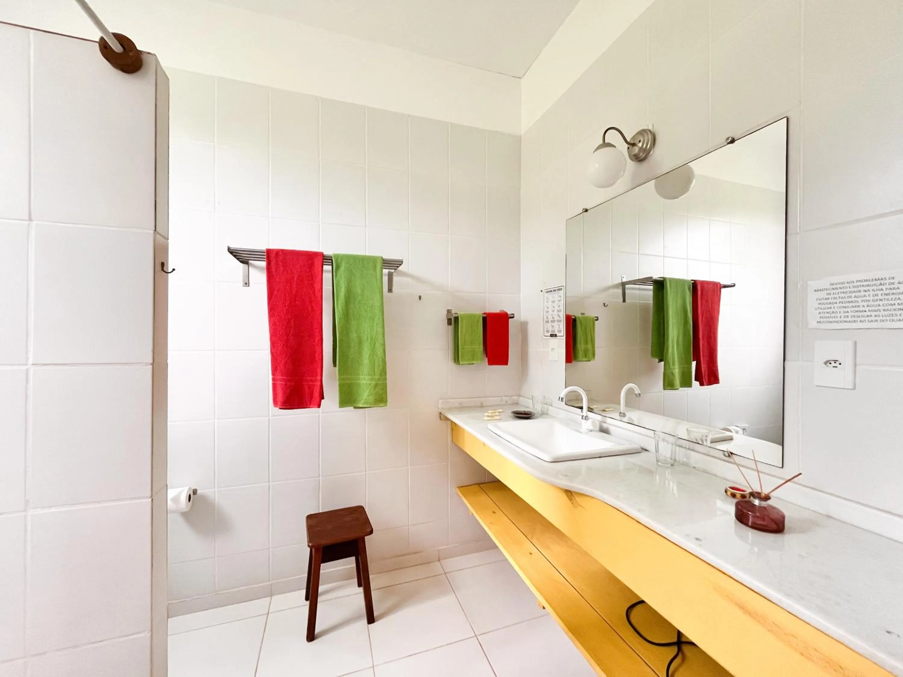 Bathroom in Pousada Casa da Edinha