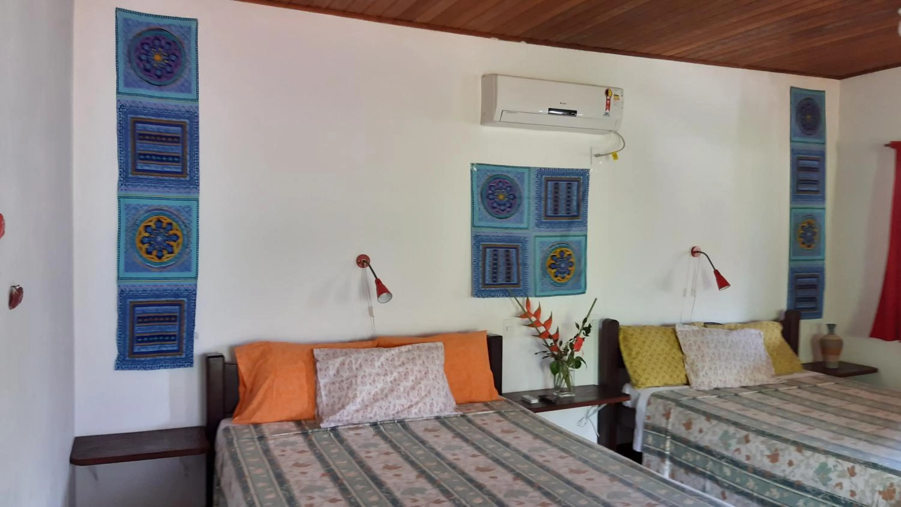 Bed in Pousada Casa da Edinha