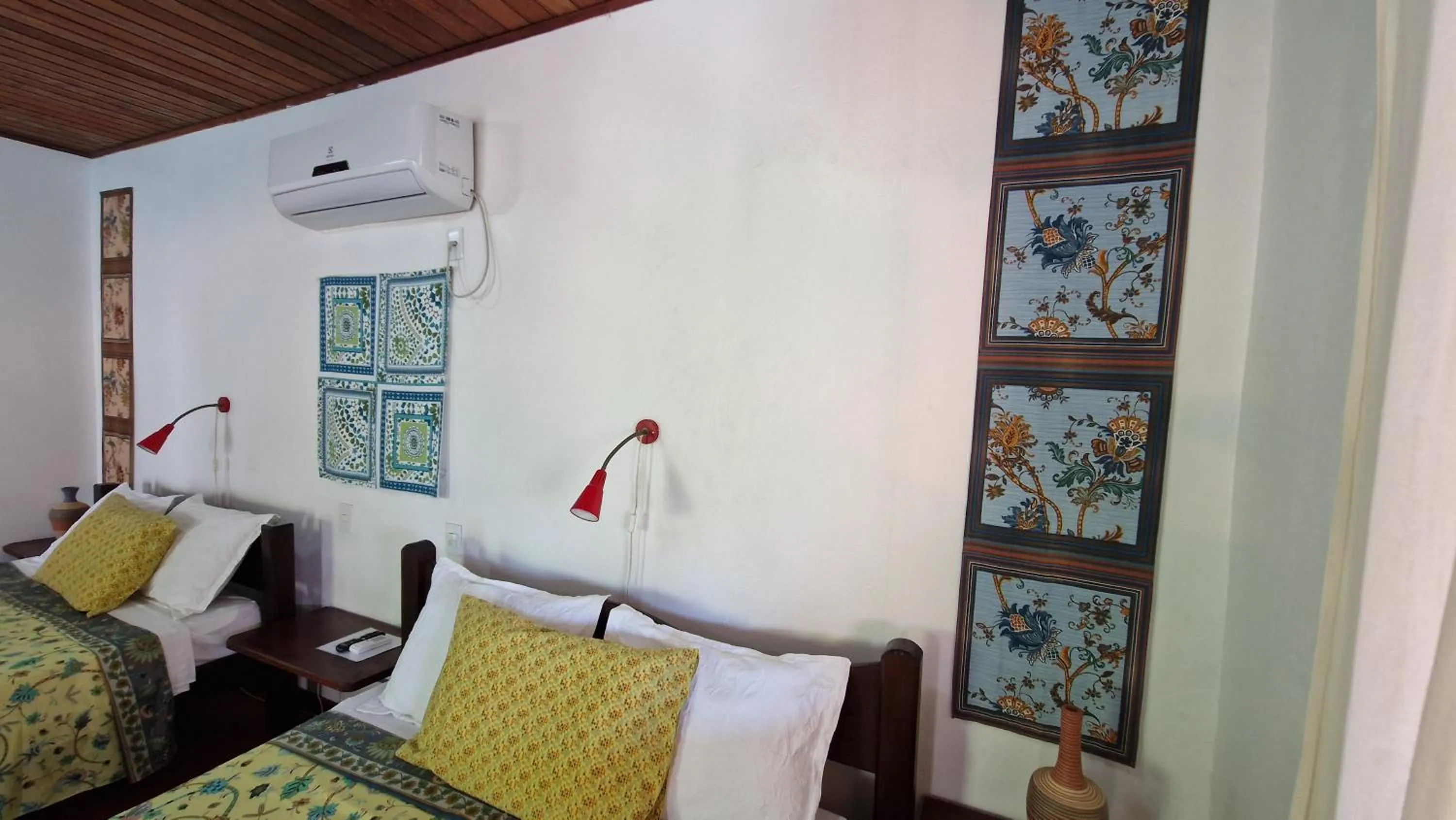 Bed in Pousada Casa da Edinha