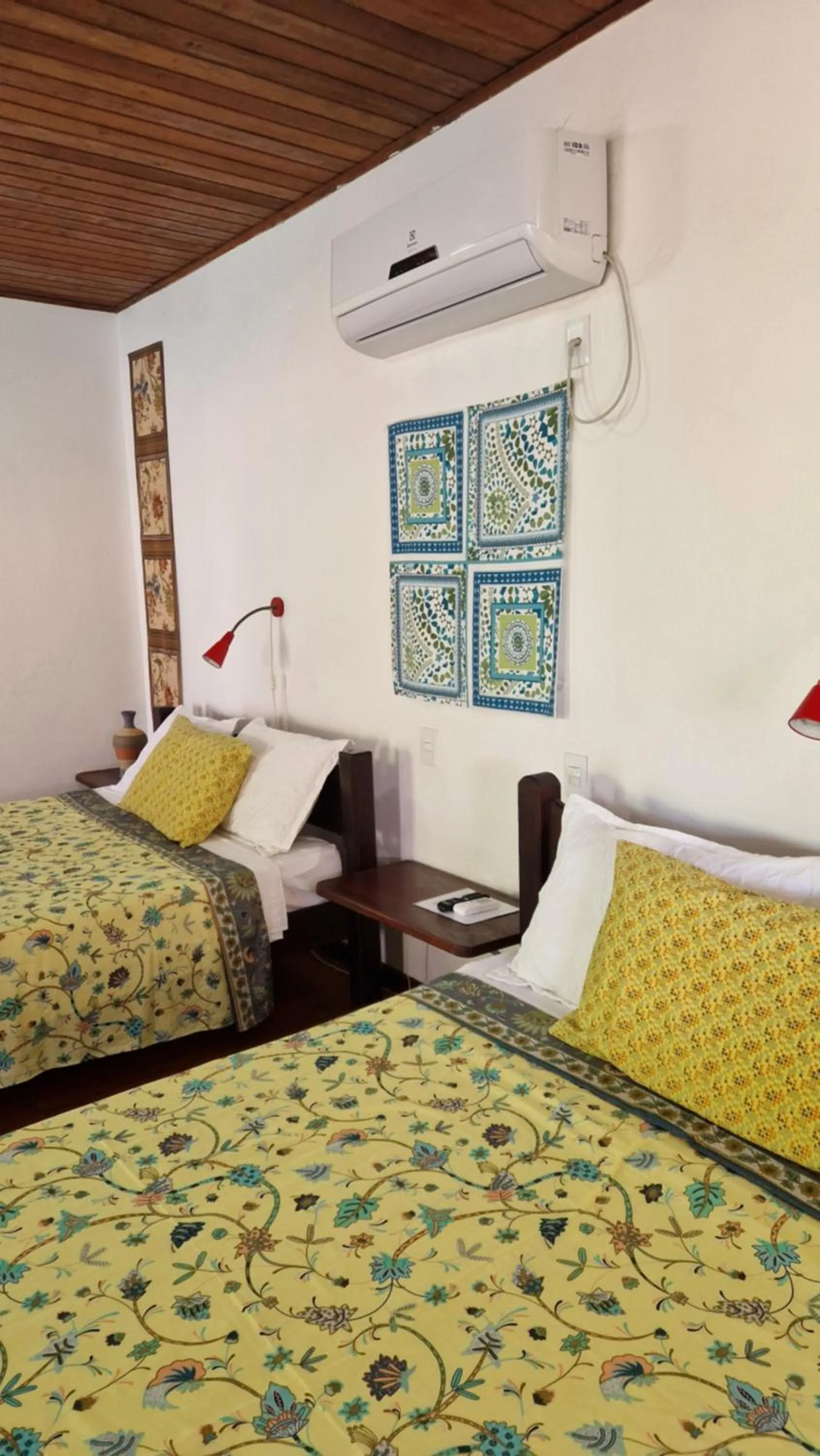 Bed in Pousada Casa da Edinha