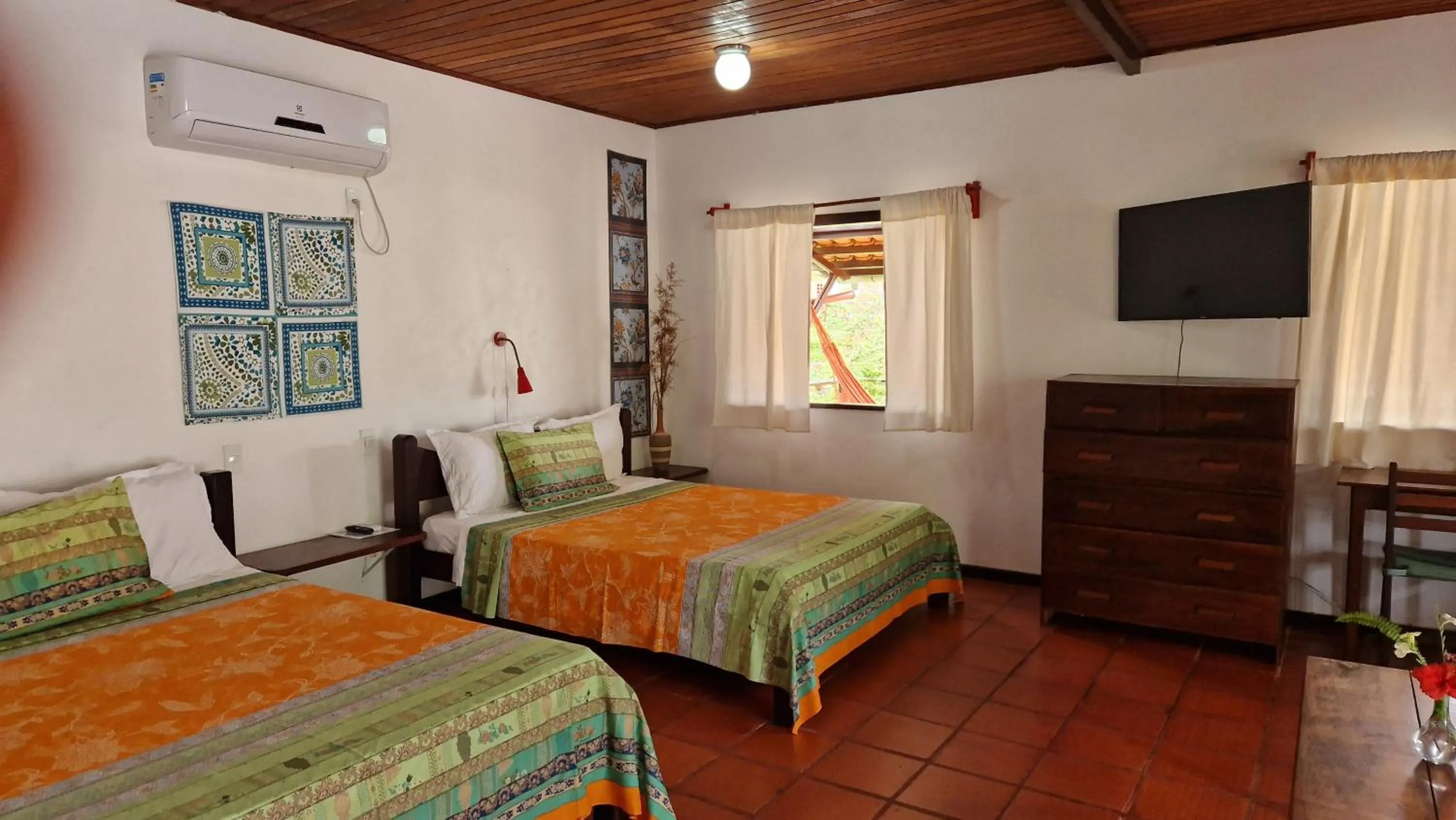 Bed in Pousada Casa da Edinha