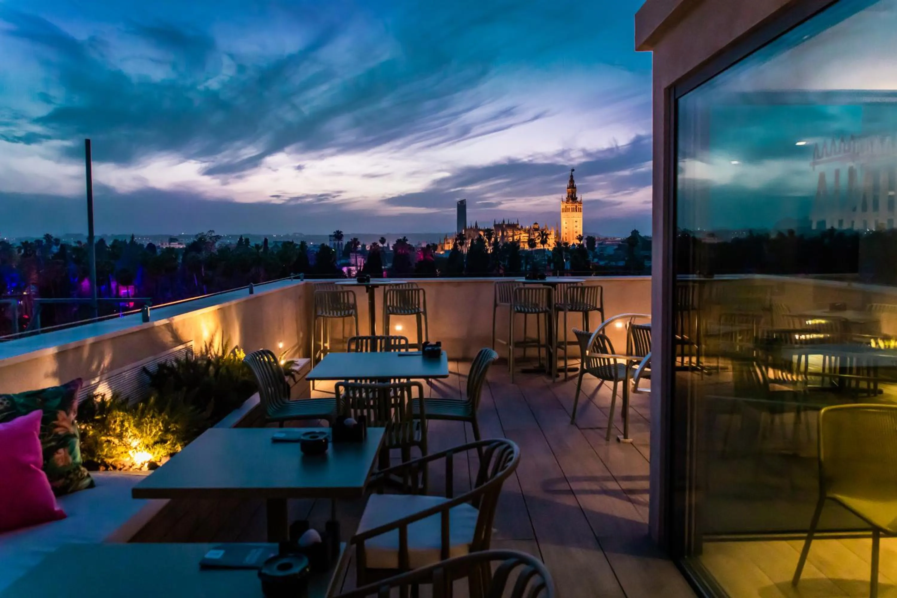Patio in Hotel Alcázar