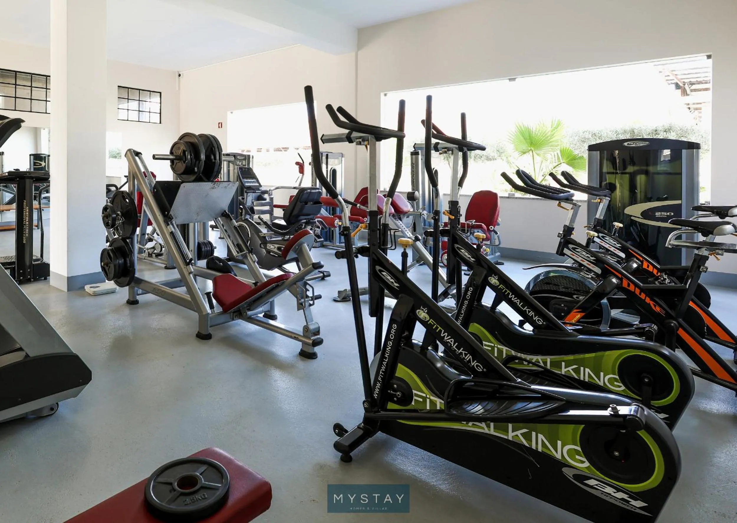 Fitness centre/facilities in Hotel Lena Village