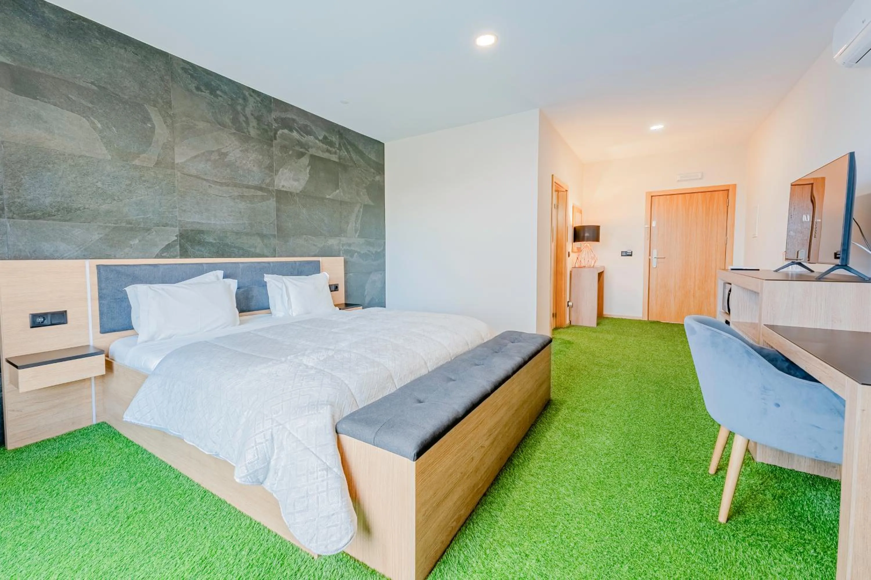 Bed in Lena Village Hotel and Spa