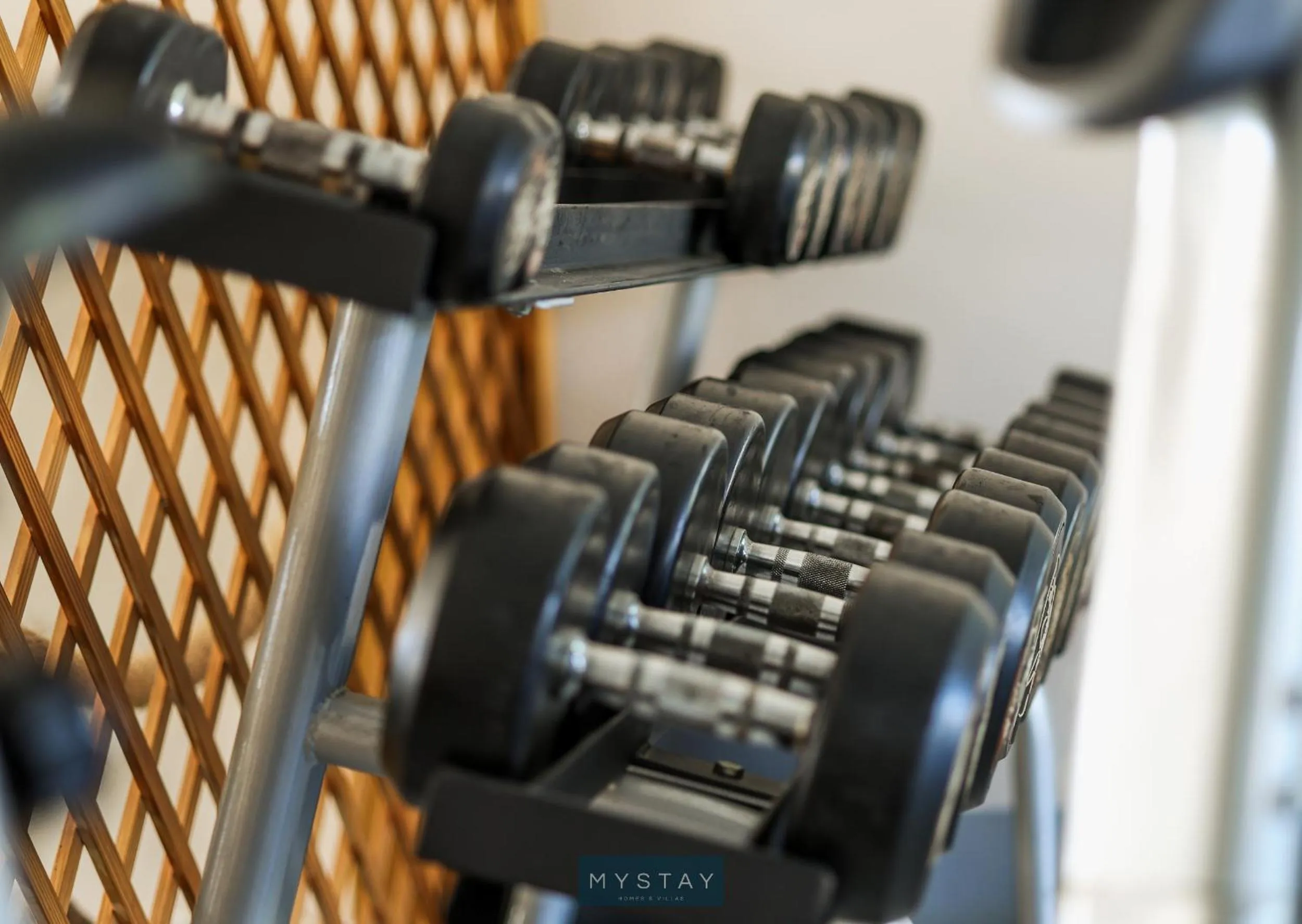 Fitness centre/facilities in Hotel Lena Village