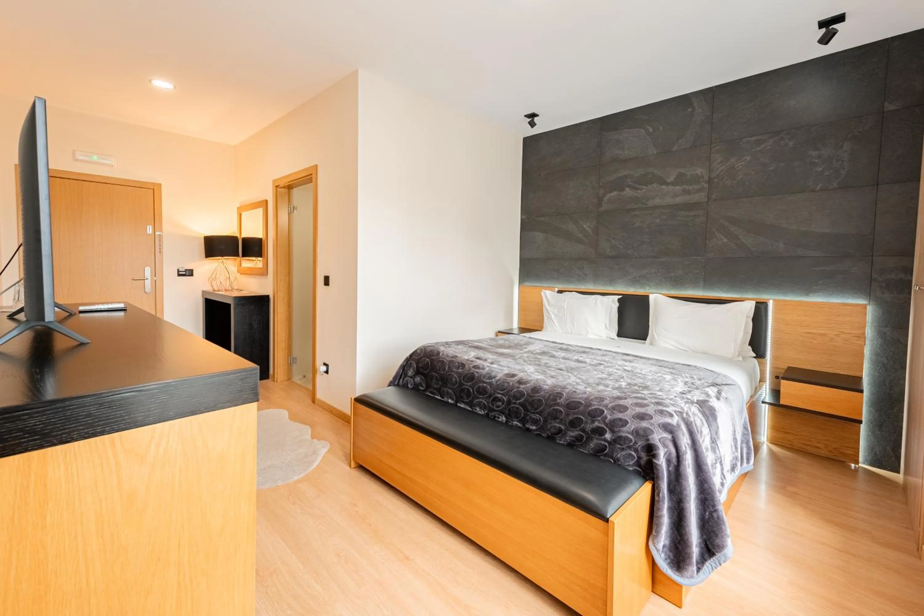 Bed in Lena Village Hotel and Spa