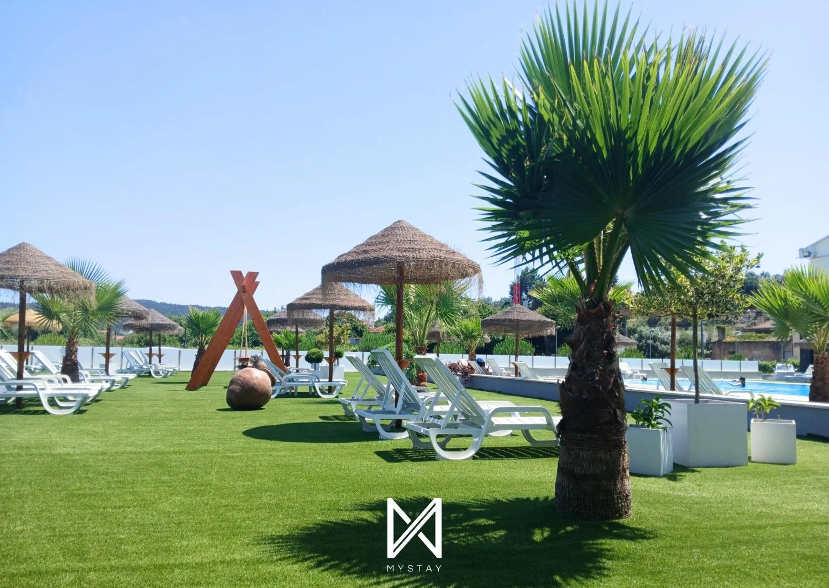 Garden in Hotel Lena Village