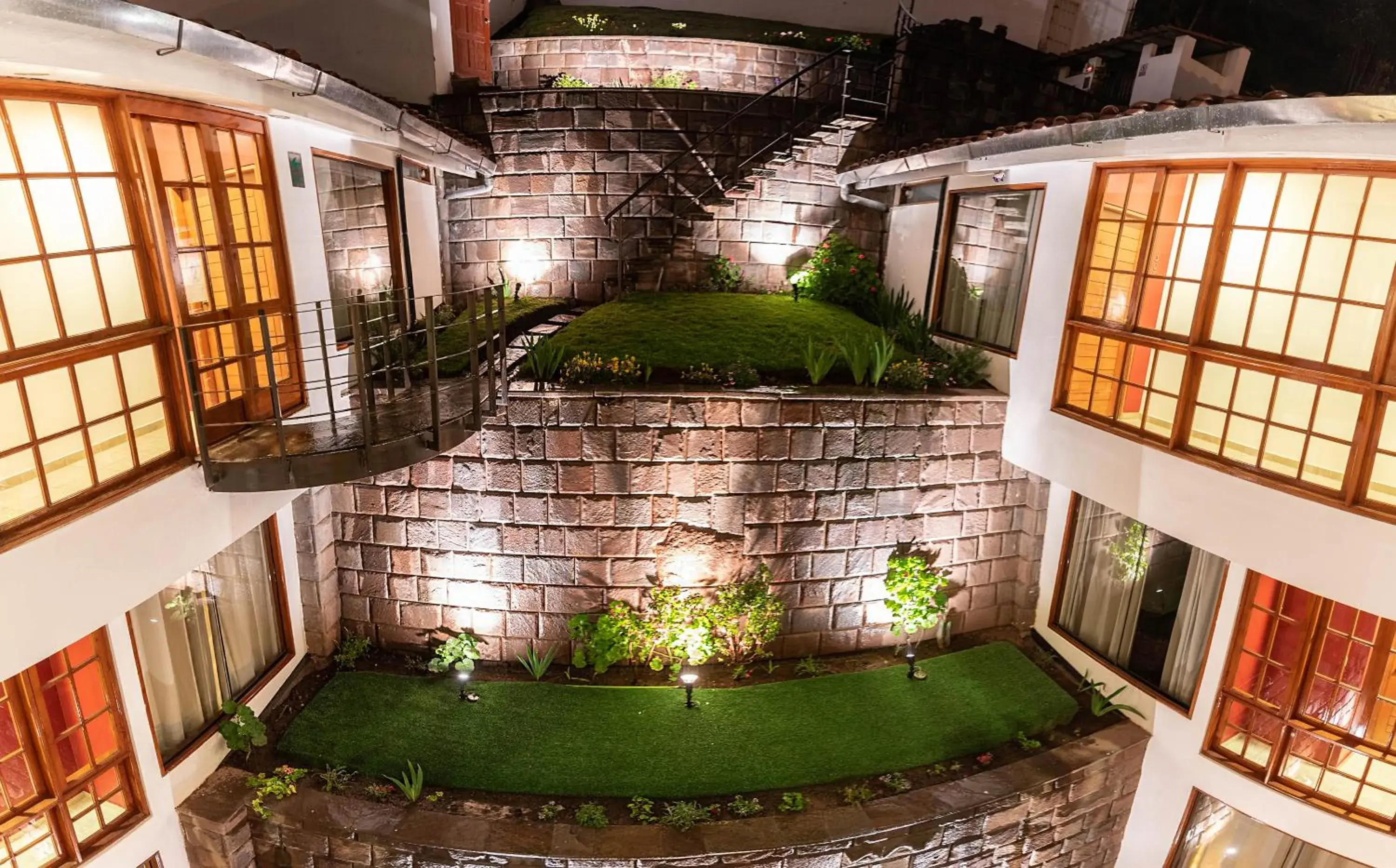 Garden view in Mamasara Cusco Garden view in Mamasara Cusco