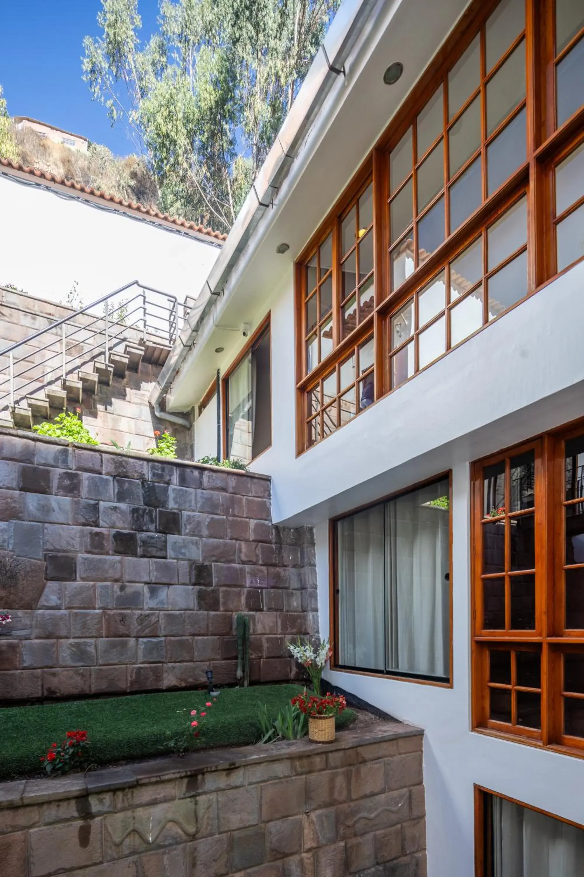 Garden view in Mamasara Cusco Garden view in Mamasara Cusco