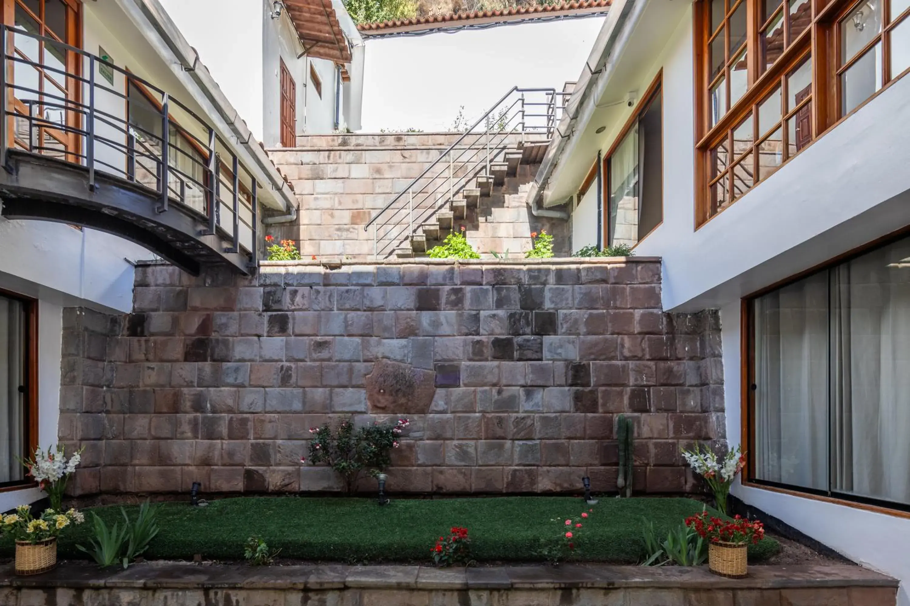 Garden view in Mamasara Cusco Garden view in Mamasara Cusco