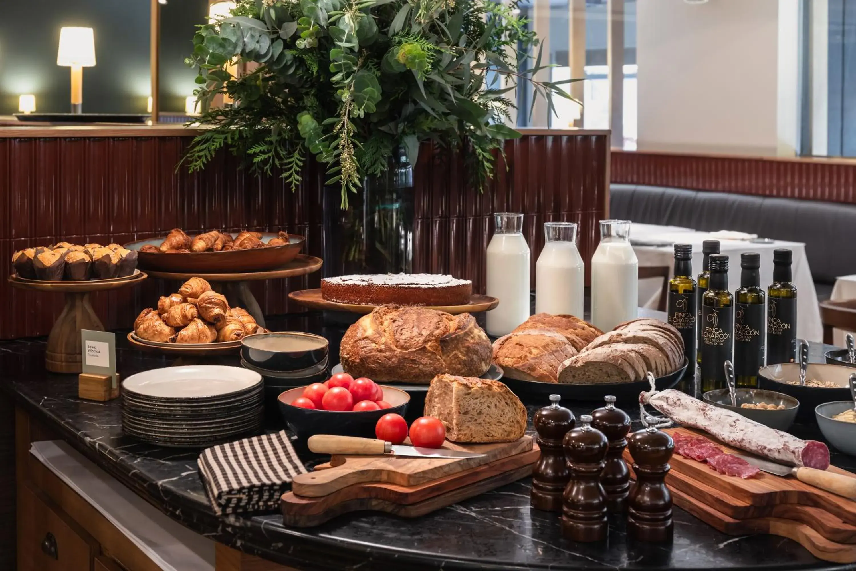 Buffet breakfast in Alexandra Barcelona Hotel, Curio Collection by Hilton Buffet breakfast in Alexandra Barcelona Hotel, Curio Collection by Hilton