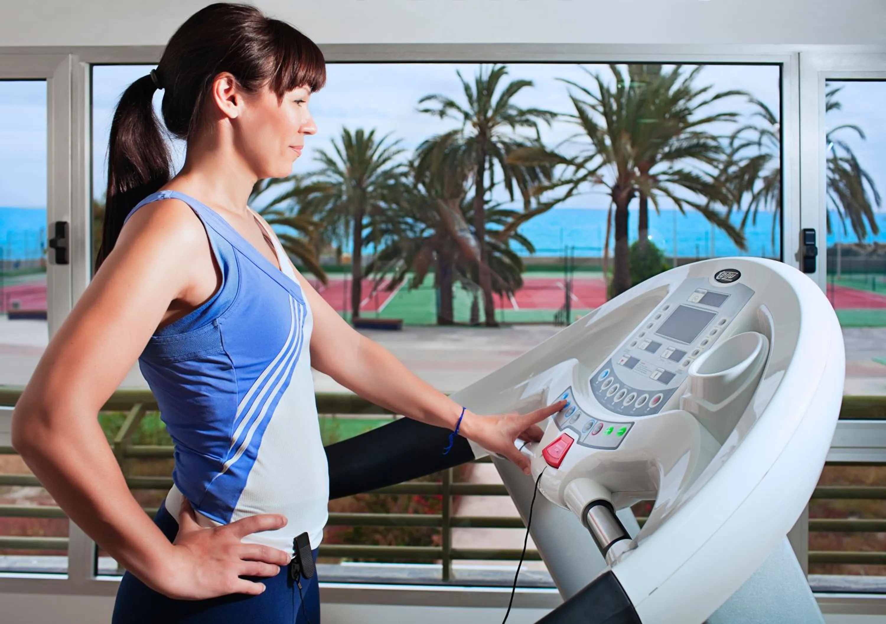Fitness centre/facilities in Hotel Albahia Alicante