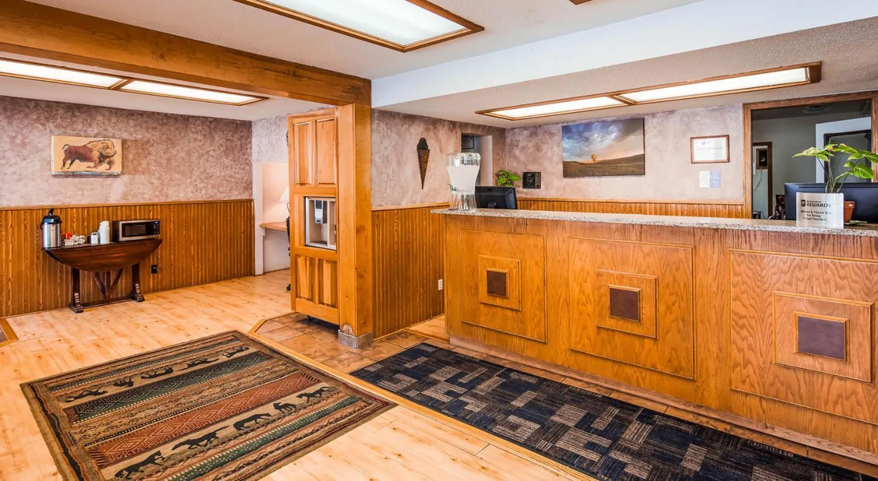 Lobby or reception in Deadwood Miners Hotel & Restaurant