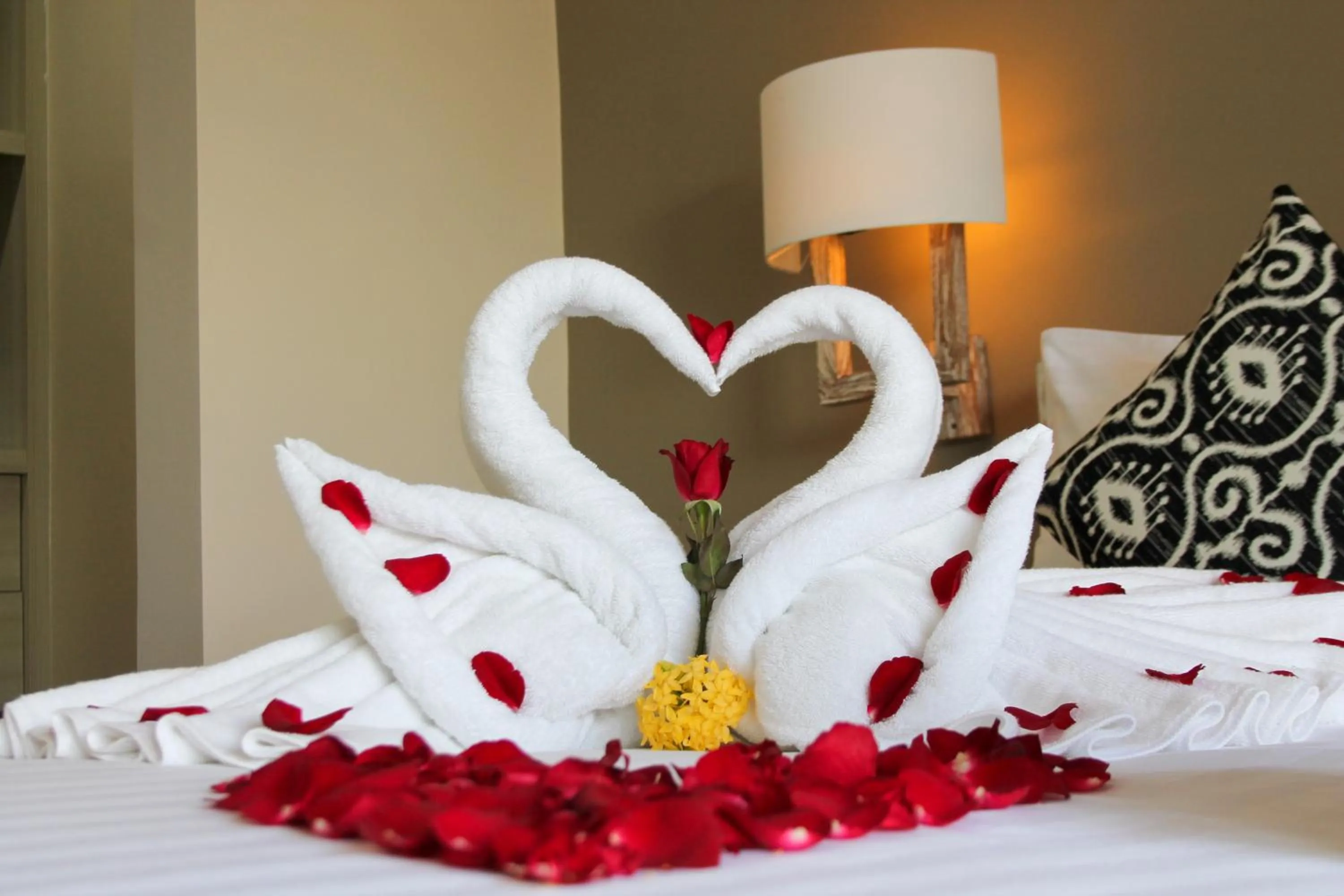 Bed in Kubu Garden Suites & Villas Nusa Dua